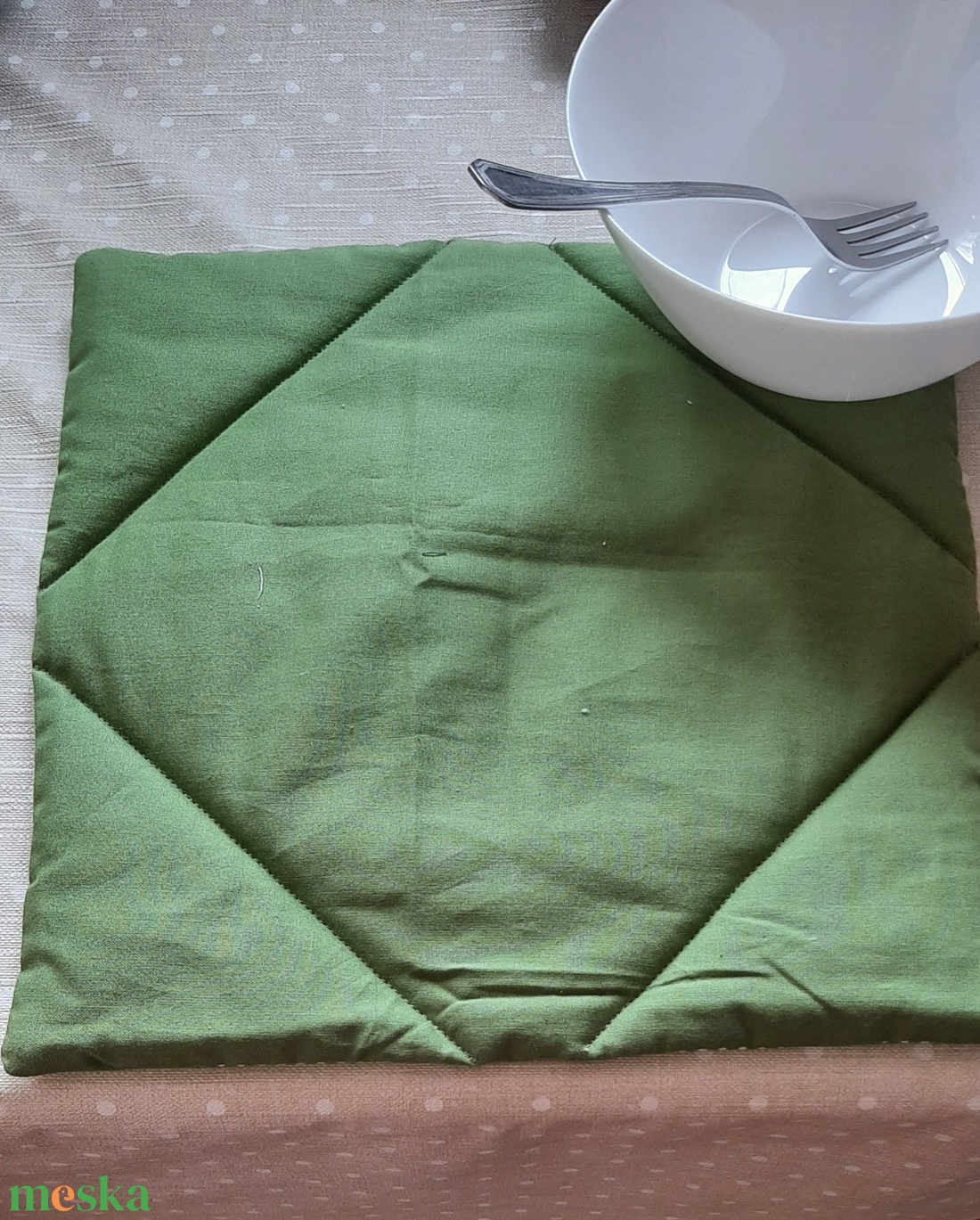 Patchwork textil edényalátét - otthon & életmód - konyhafelszerelés, tálalás - sütés, főzés - edényalátét - Meska.hu