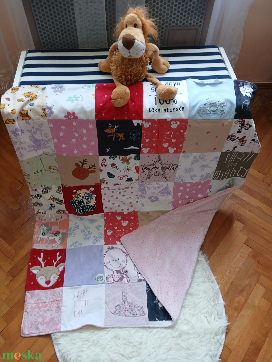Patchwork emléktakaró - otthon & életmód - babaszoba, gyerekszoba - babatakaró, gyerek pléd - Meska.hu