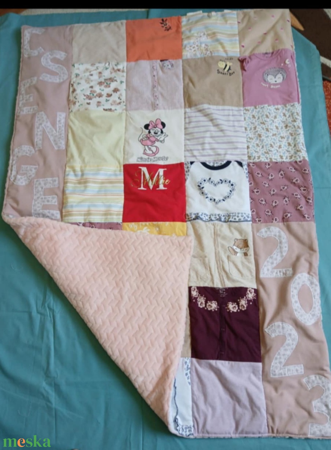 Patchwork emléktakaró - otthon & életmód - babaszoba, gyerekszoba - babatakaró, gyerek pléd - Meska.hu