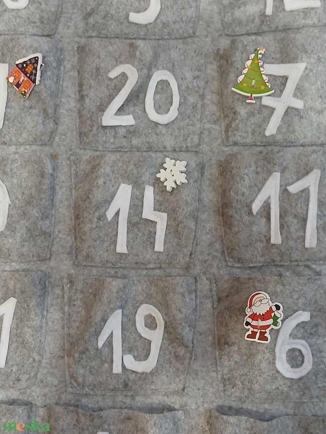 Falra akasztható óriás adventi naptár - karácsony - adventi díszek - adventi naptár - Meska.hu Falra akasztható óriás adventi naptár - karácsony - adventi díszek - adventi naptár - Meska.hu