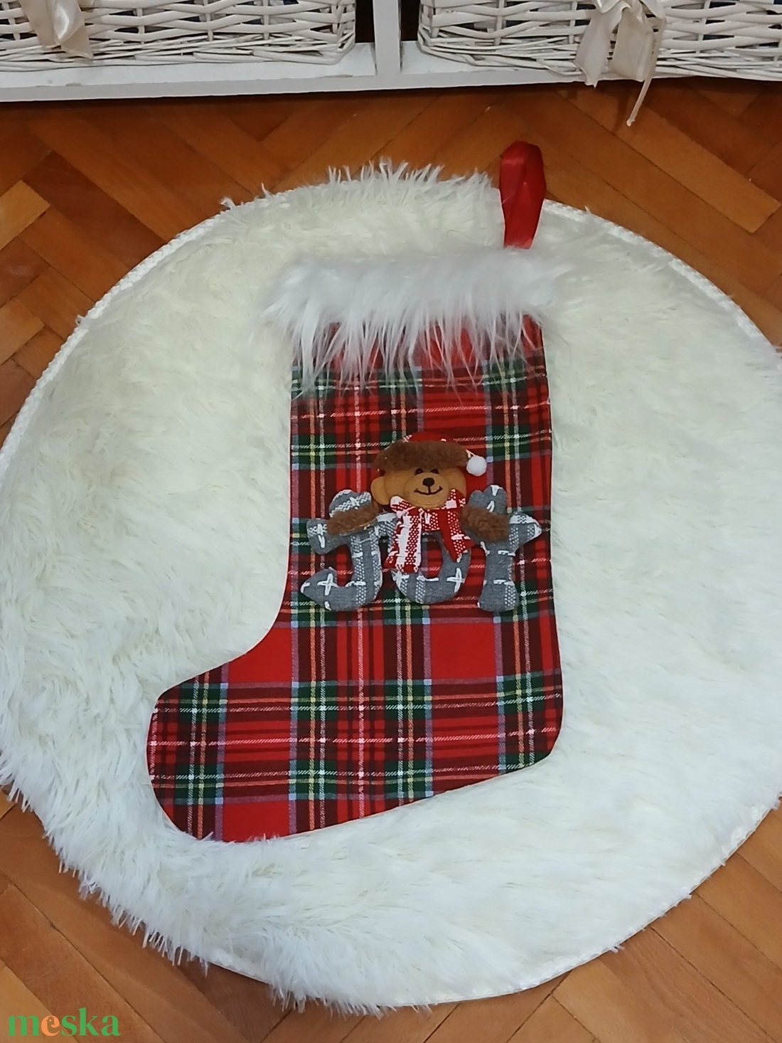 Felakasztható 3D mikuláscsizma - karácsony - mikulás - mikulás csizma és zokni - Meska.hu