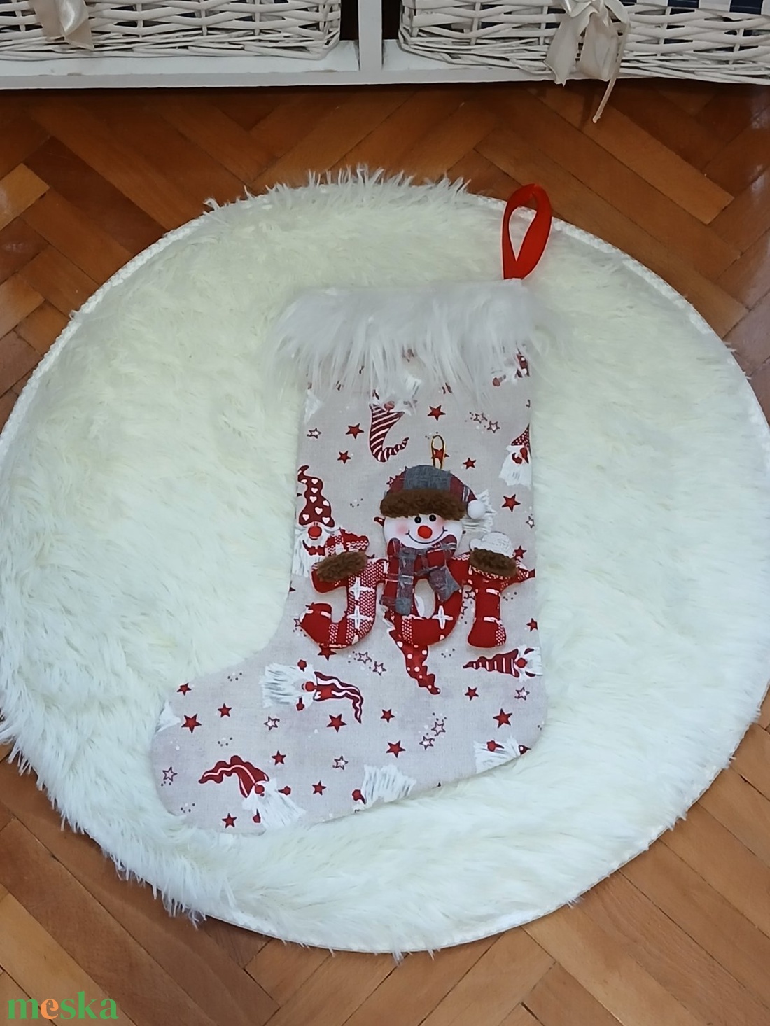 Felakasztható 3D mikuláscsizma - karácsony - mikulás - mikulás csizma és zokni - Meska.hu