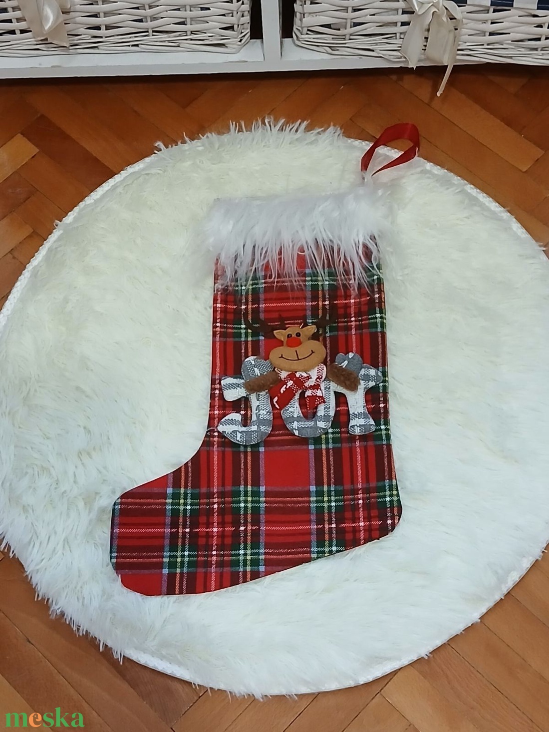 Felakasztható 3D mikuláscsizma - karácsony - mikulás - mikulás csizma és zokni - Meska.hu