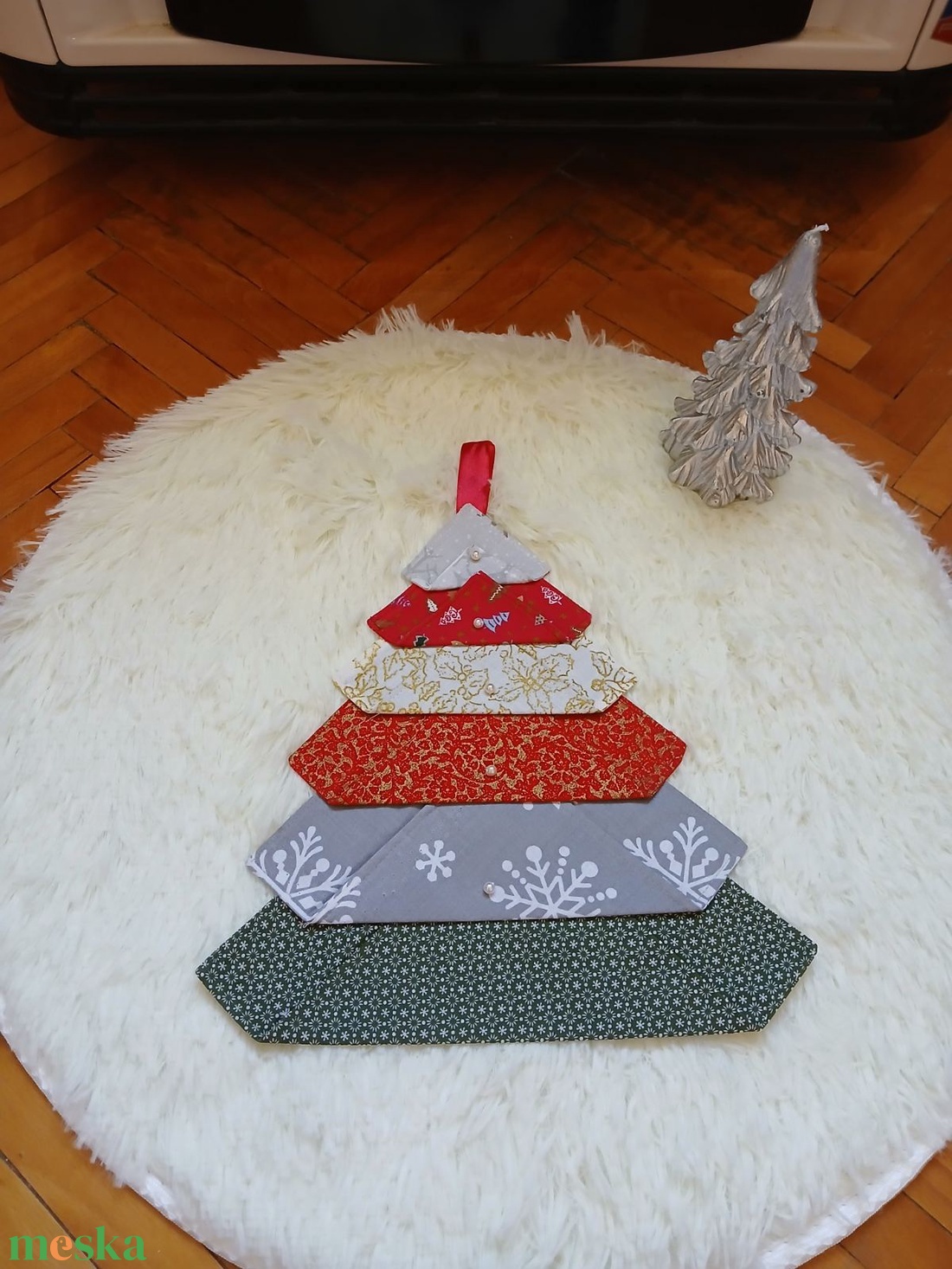 Karácsonyi ajtódísz - karácsony - karácsonyi lakásdekoráció - karácsonyi ajtódíszek - Meska.hu