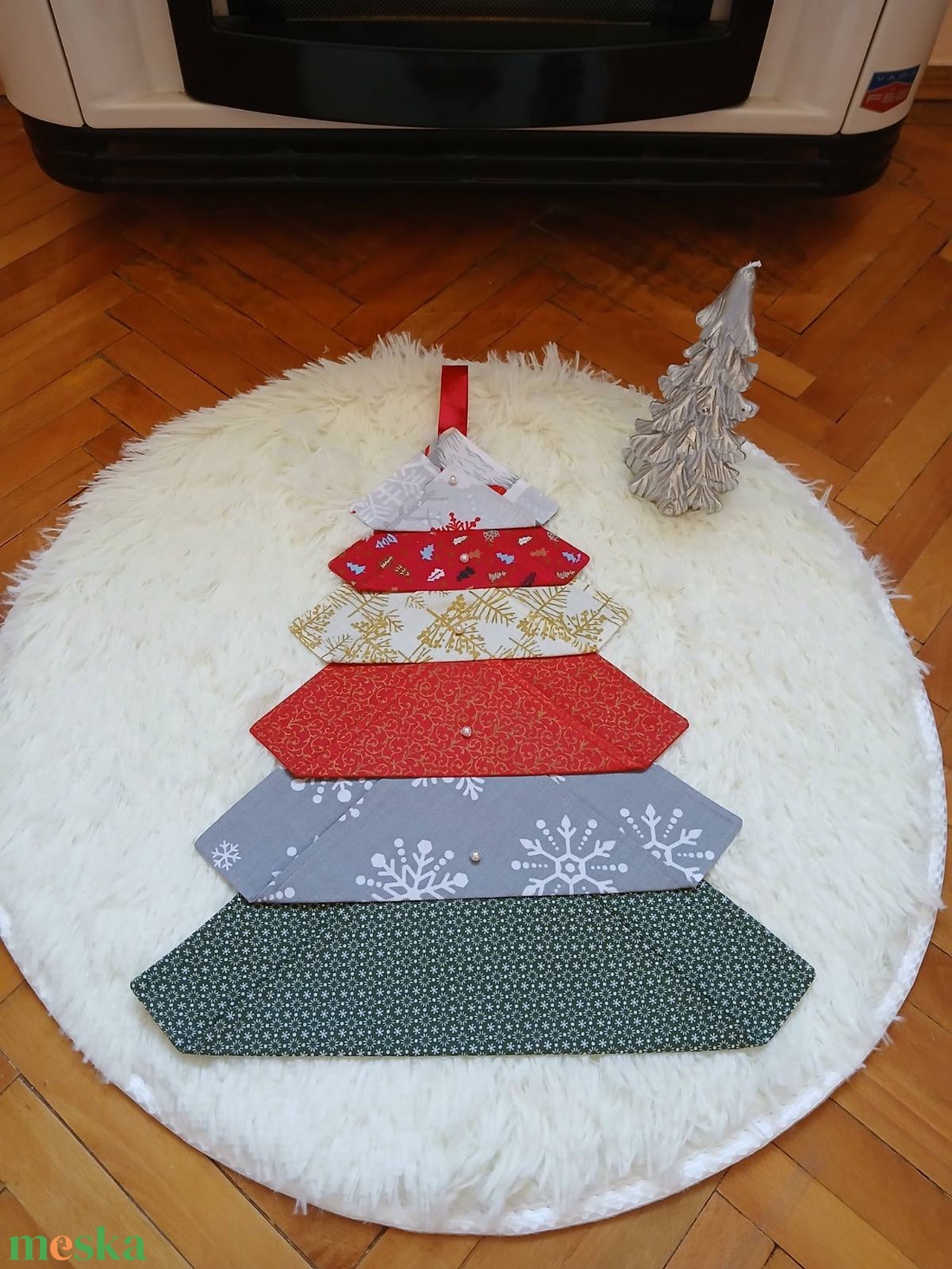 Karácsonyi ajtódísz - karácsony - karácsonyi lakásdekoráció - karácsonyi ajtódíszek - Meska.hu