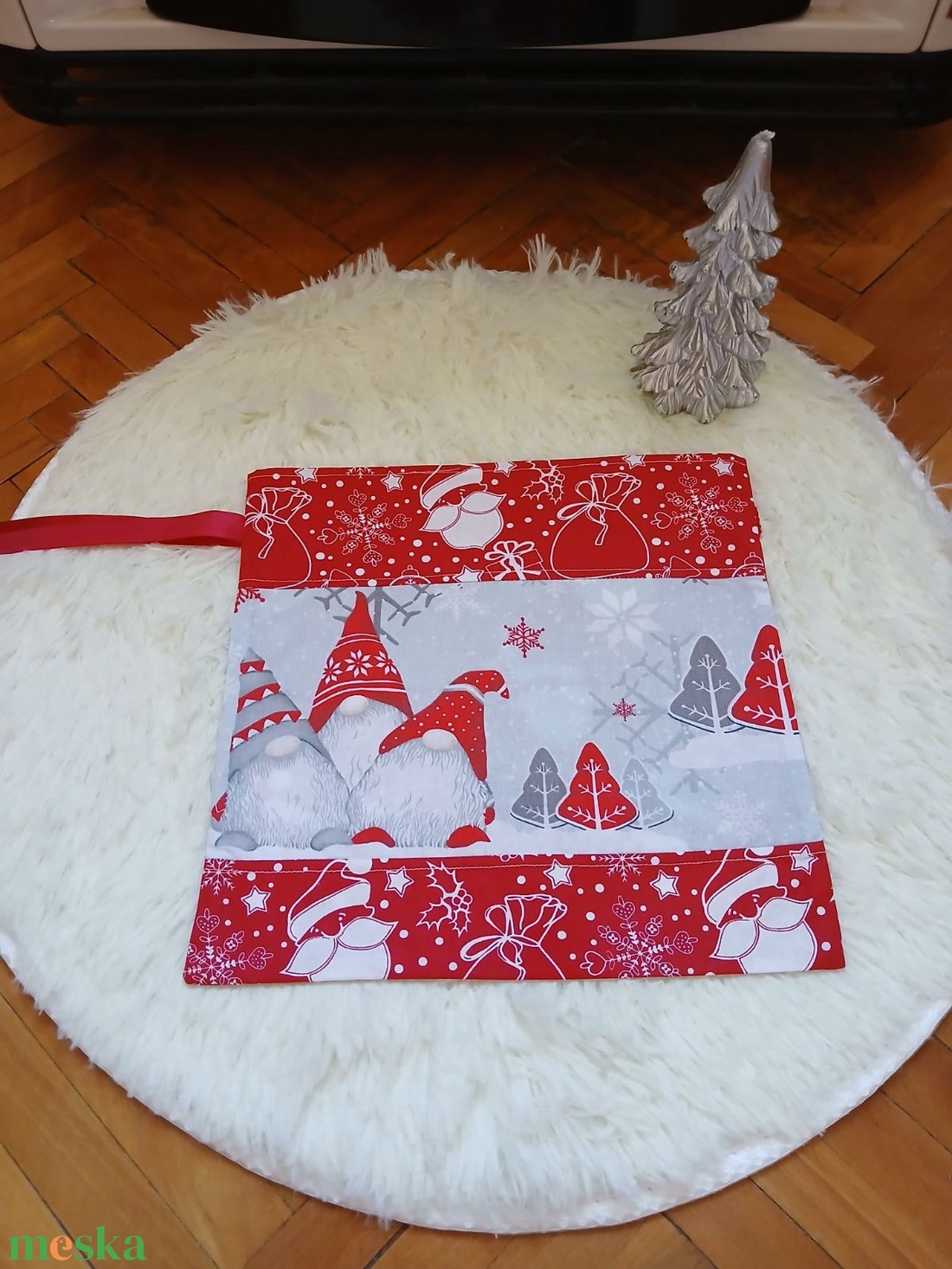 Textil mikulás zsák - karácsony - mikulás - mikulás zsák - Meska.hu