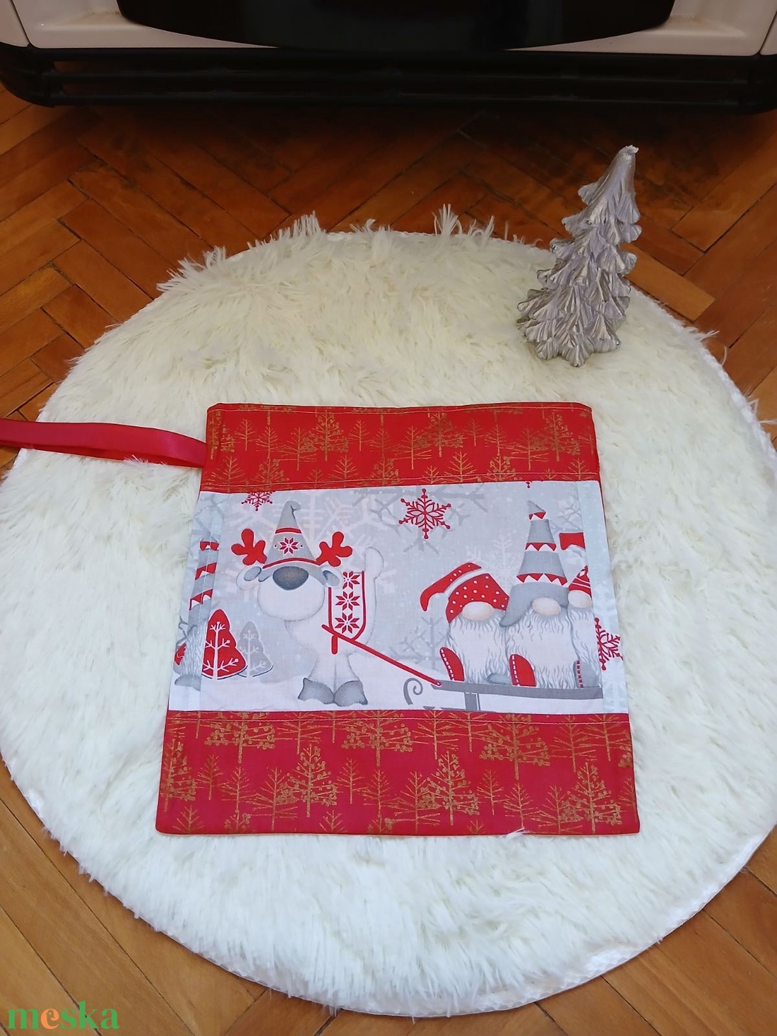 Textil mikulás zsák - karácsony - mikulás - mikulás zsák - Meska.hu