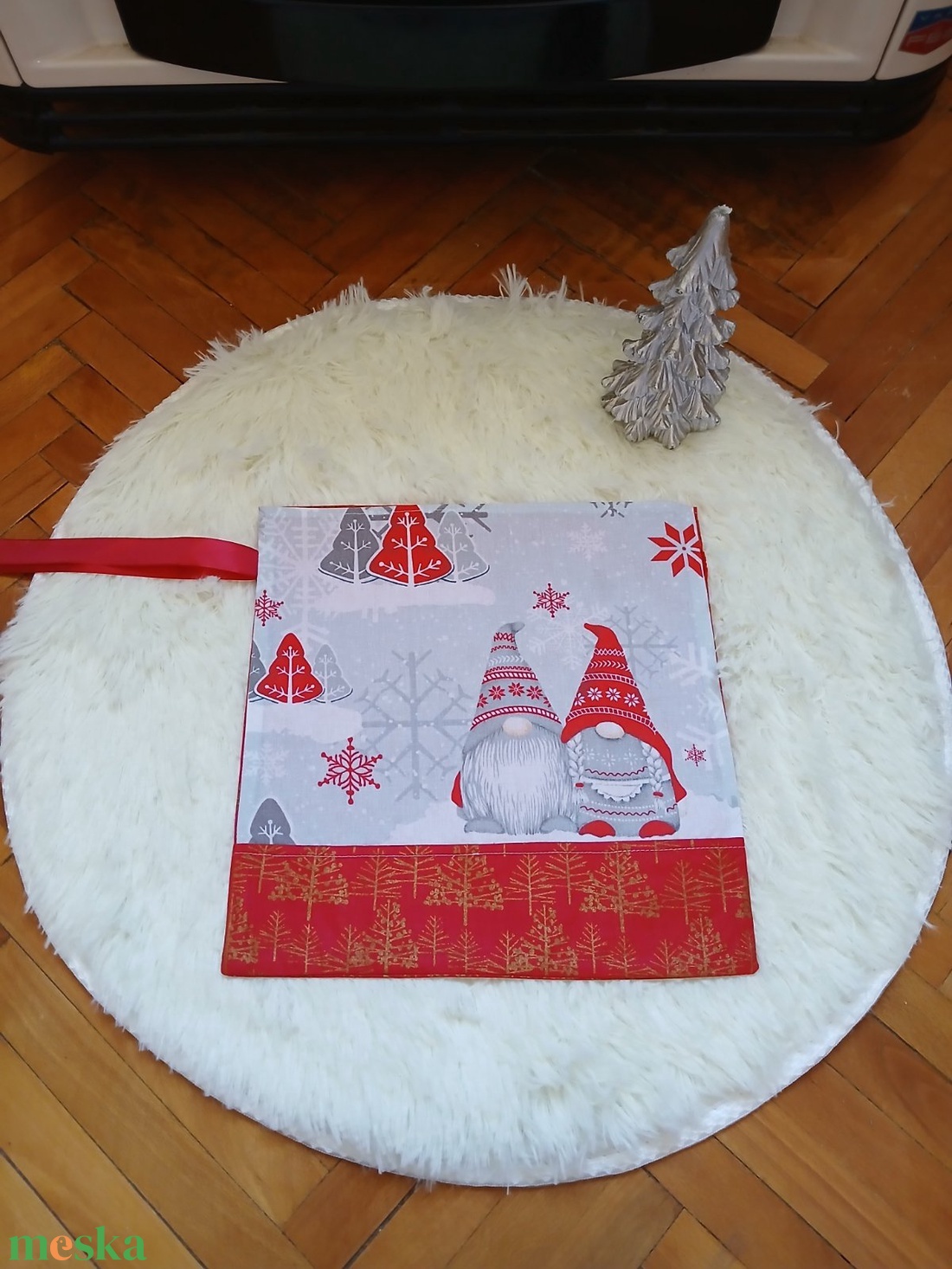 Textil mikulás zsák - karácsony - mikulás - mikulás zsák - Meska.hu