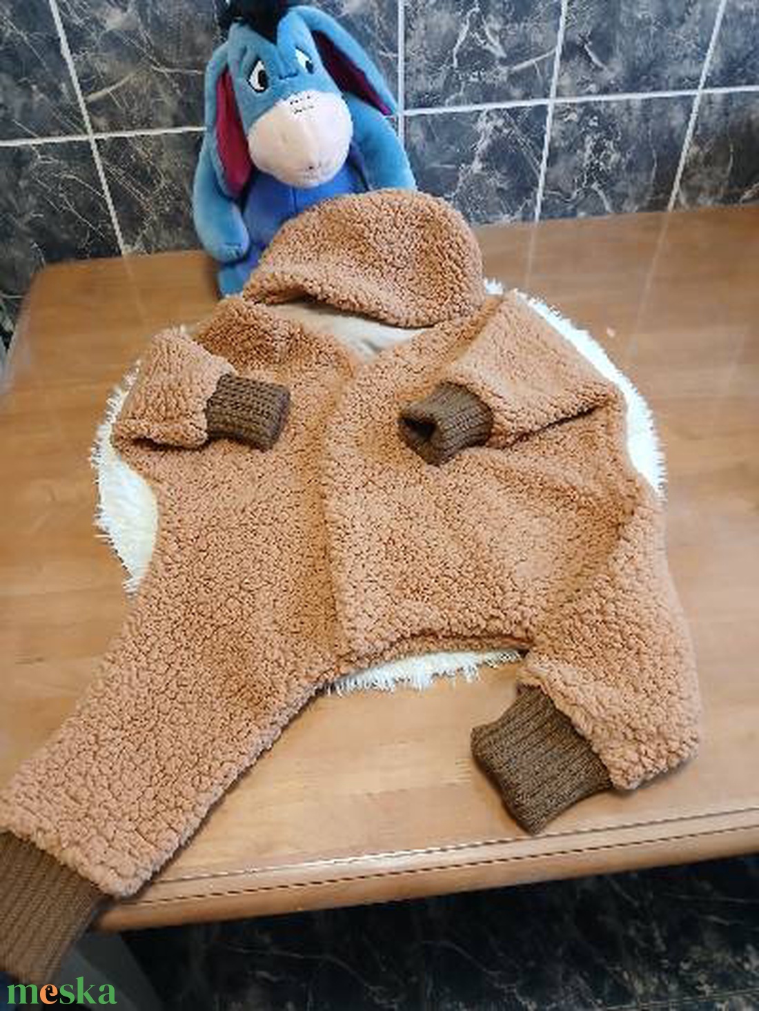 Teddy bélelt babacsillag - ruha & divat - babaruha & gyerekruha - gyerek kabát, dzseki - Meska.hu