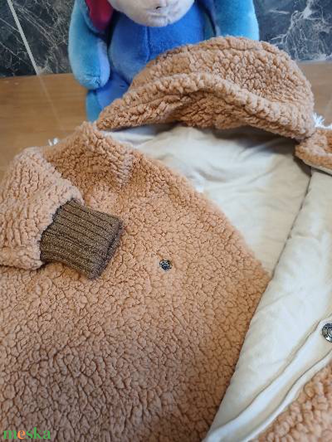 Teddy bélelt babacsillag - ruha & divat - babaruha & gyerekruha - gyerek kabát, dzseki - Meska.hu