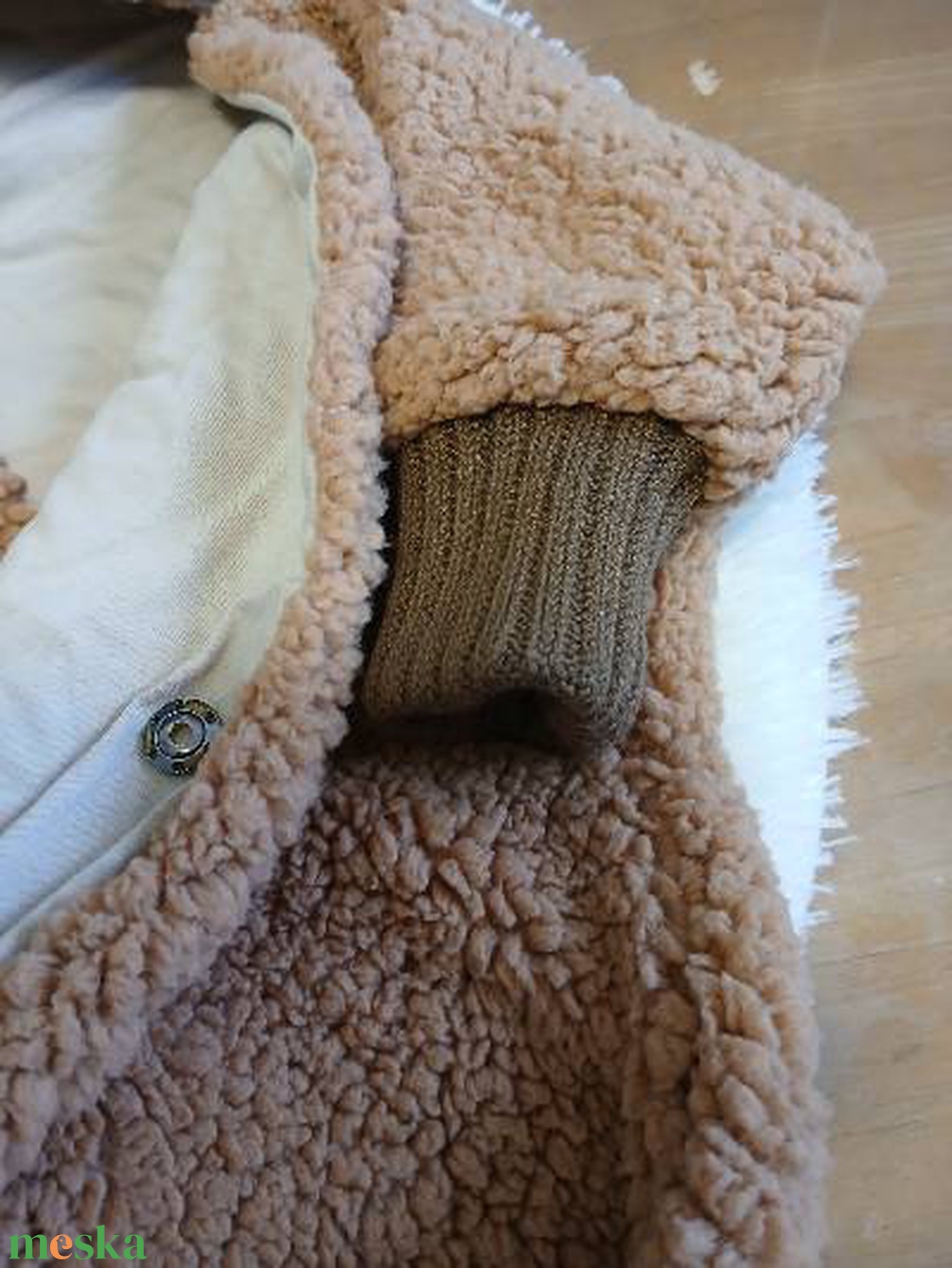 Teddy bélelt babacsillag - ruha & divat - babaruha & gyerekruha - gyerek kabát, dzseki - Meska.hu