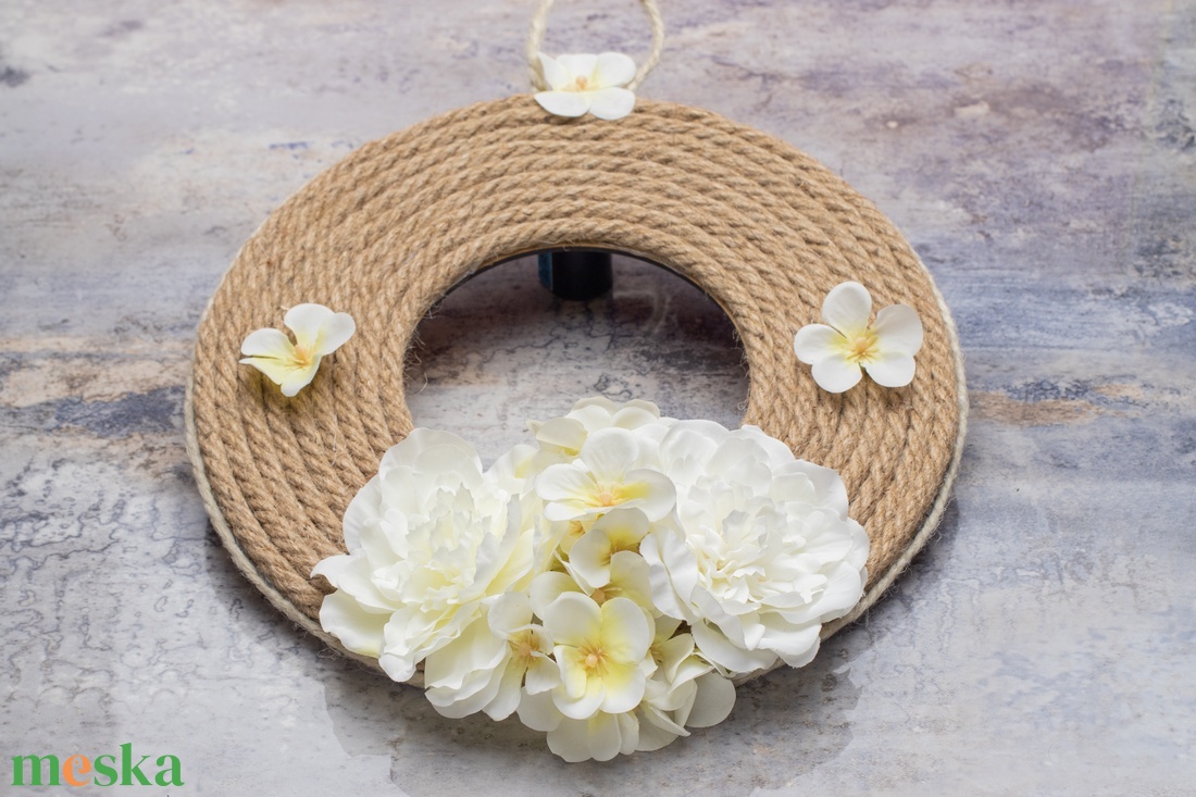 Sisal és selyemvirág - ajtódísz / kopogtató 27cm - otthon & életmód - dekoráció - ajtó- és ablak dekoráció - ajtódísz & kopogtató - Meska.hu Sisal és selyemvirág - ajtódísz / kopogtató 27cm - otthon & életmód - dekoráció - ajtó- és ablak dekoráció - ajtódísz & kopogtató - Meska.hu
