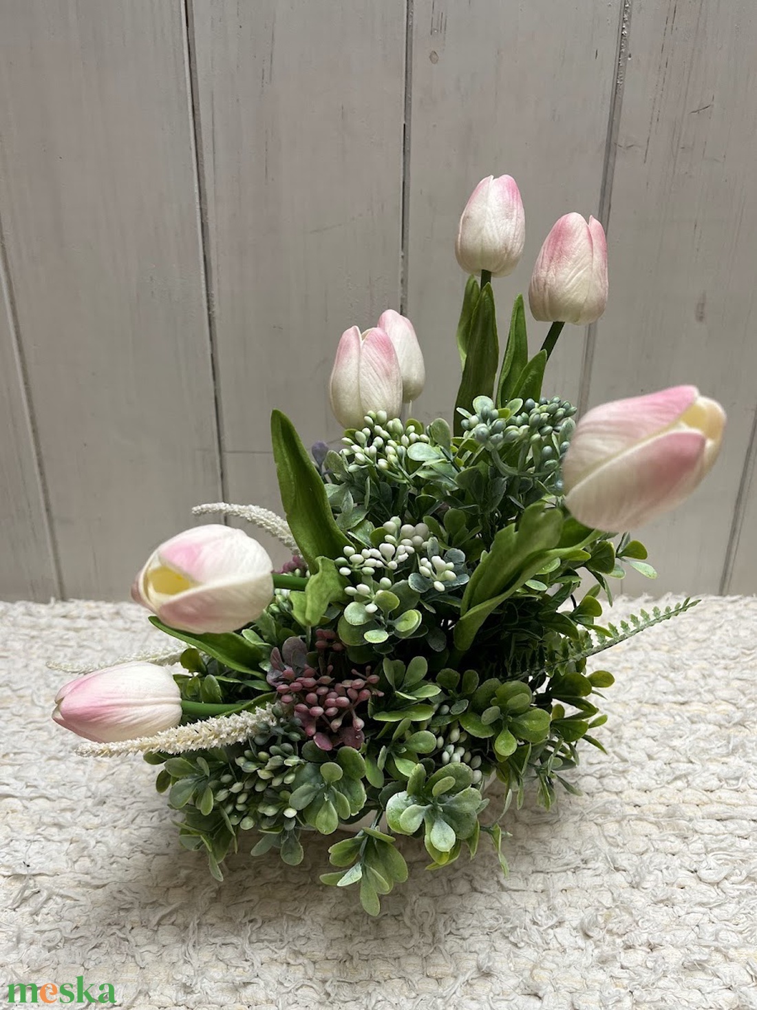 ???? Prémium pasztell tulipános dekorációs tál � kézzel készített exkluzív asztaldísz - otthon & életmód - dekoráció - asztal és polc dekoráció - asztaldísz - Meska.hu