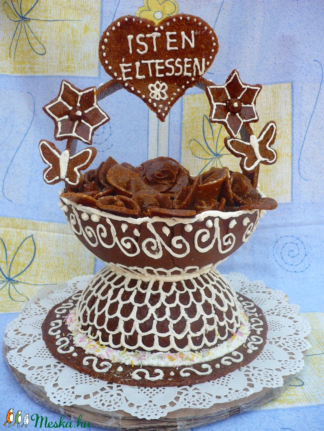 Grillázstorta, grillázs torta esküvőre, születésnapi, névnapi ajándék -  - Meska.hu