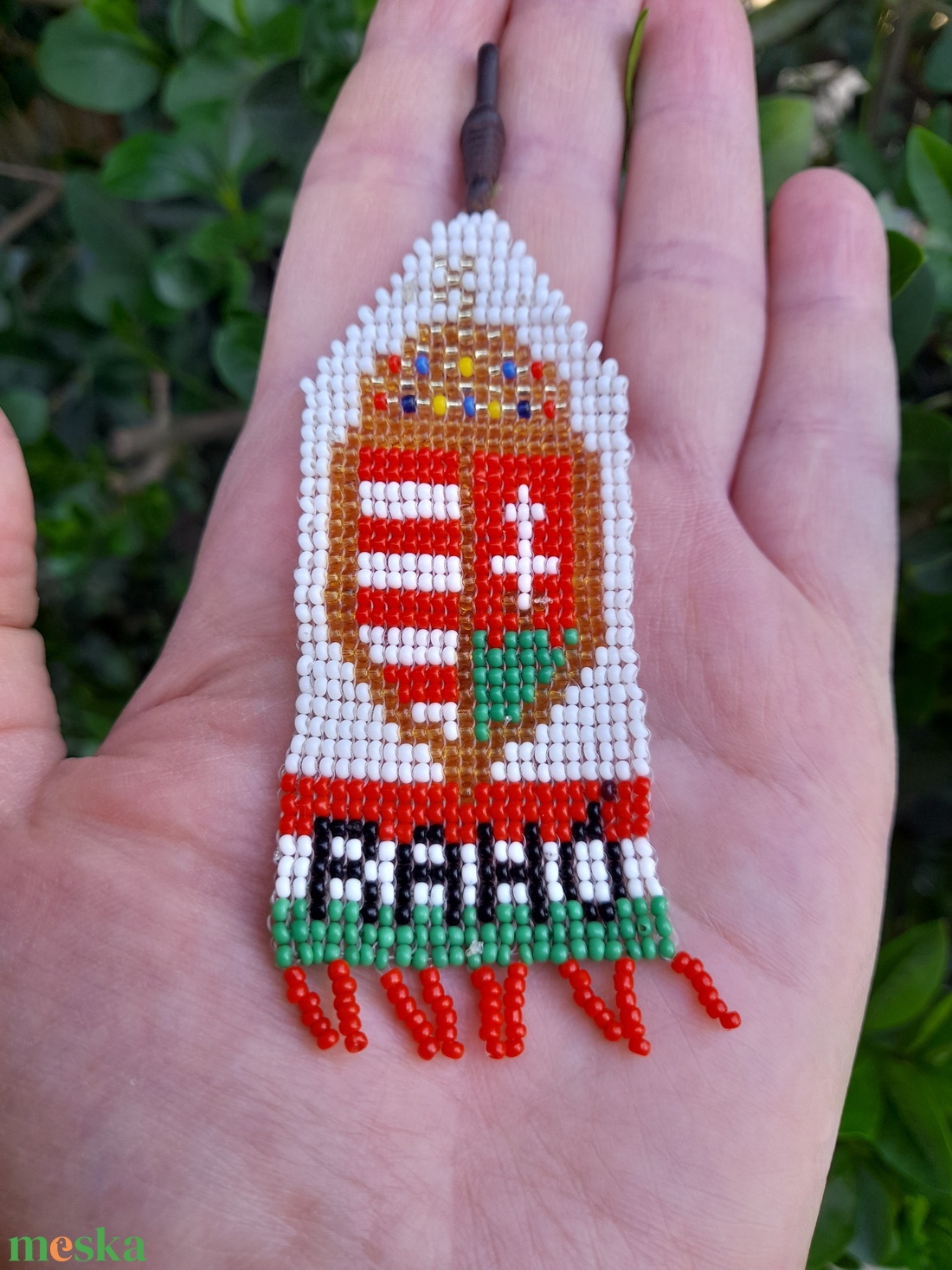 Magyar nemzeti címeres kulcstartó felirat n�lkül - táska & tok - kulcstartó & táskadísz - kulcstartó - Meska.hu