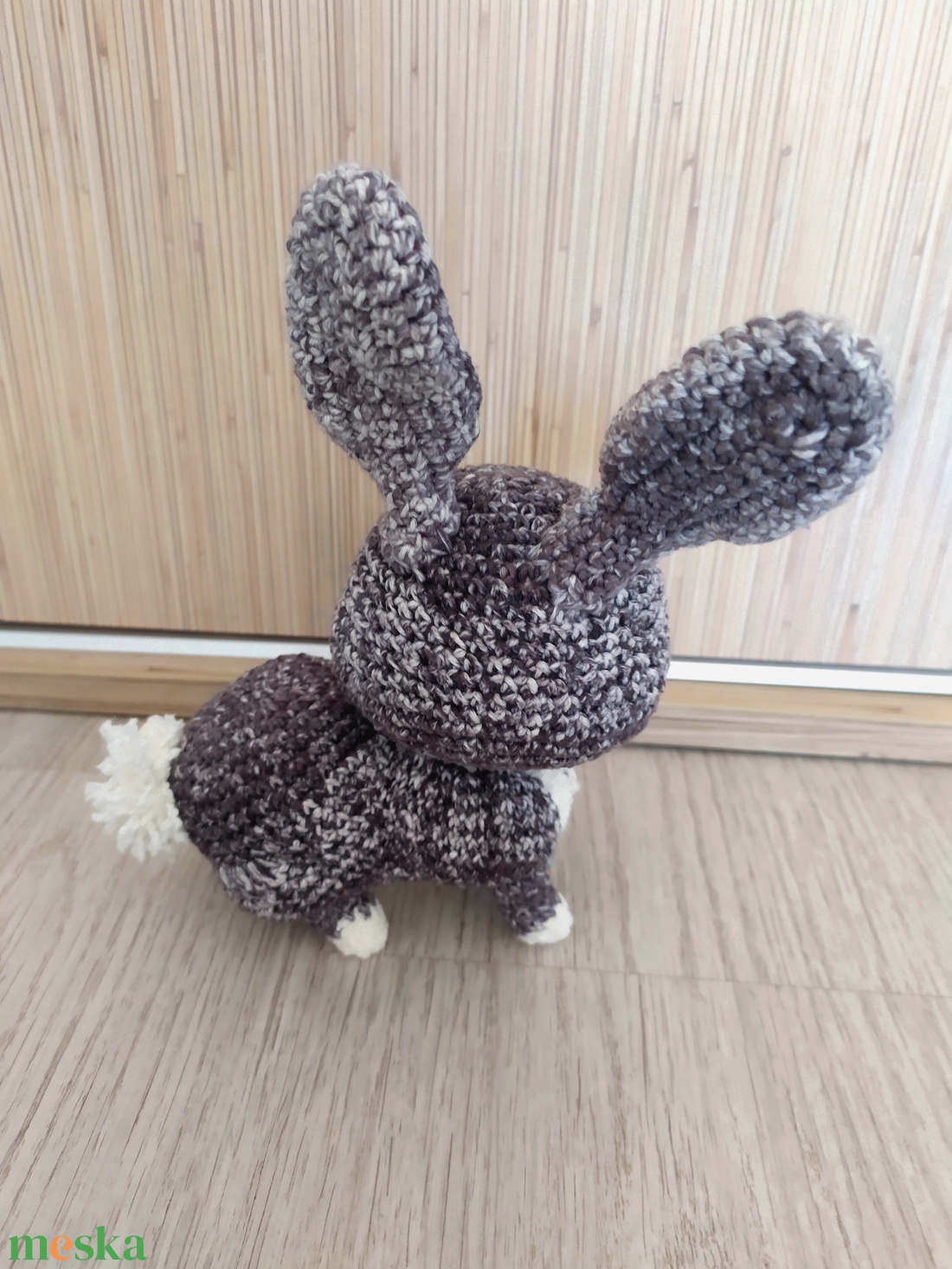 Szürke nyuszi  - játék & sport - plüssállat & játékfigura - nyuszi - Meska.hu