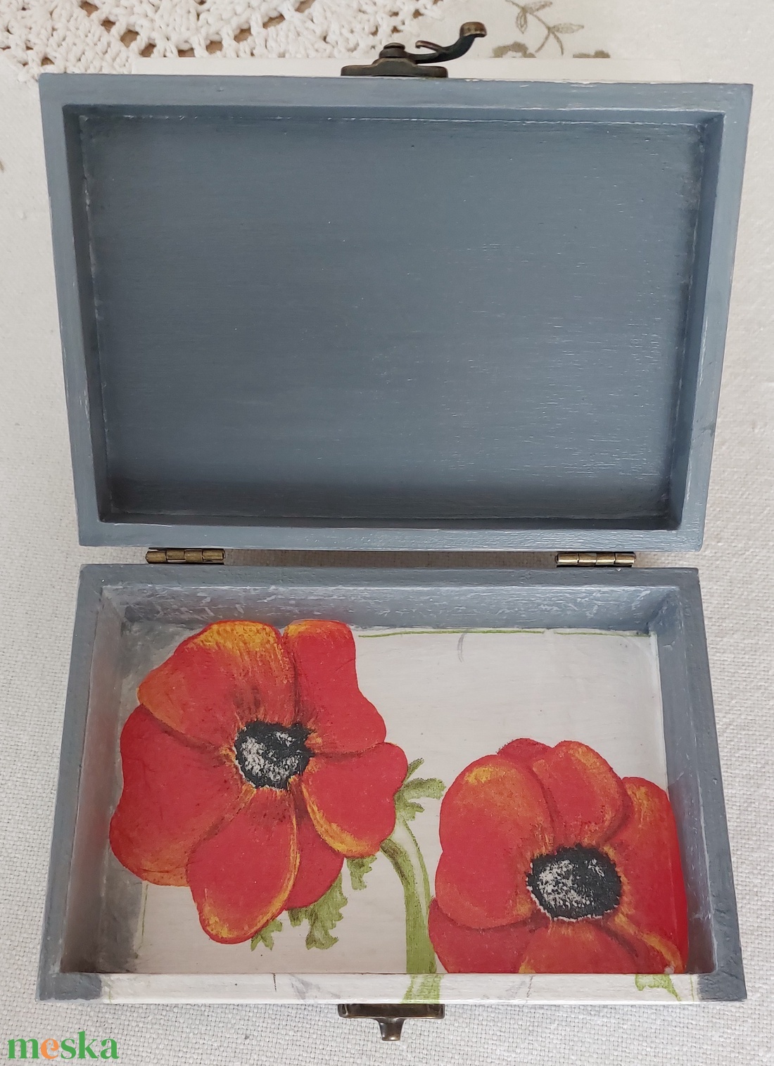 Pipacsos doboz - ékszer - ékszertartó - ékszerdoboz - Meska.hu Pipacsos doboz - ékszer - ékszertartó - ékszerdoboz - Meska.hu