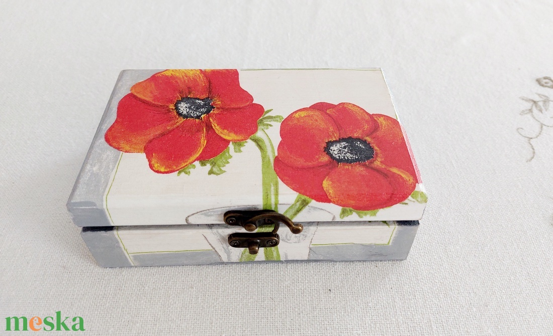 Pipacsos doboz - ékszer - ékszertartó - ékszerdoboz - Meska.hu Pipacsos doboz - ékszer - ékszertartó - ékszerdoboz - Meska.hu
