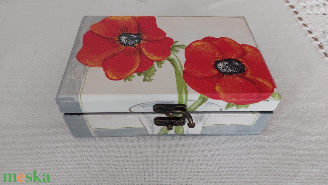 Pipacsos doboz - ékszer - ékszertartó - ékszerdoboz - Meska.hu Pipacsos doboz - ékszer - ékszertartó - ékszerdoboz - Meska.hu