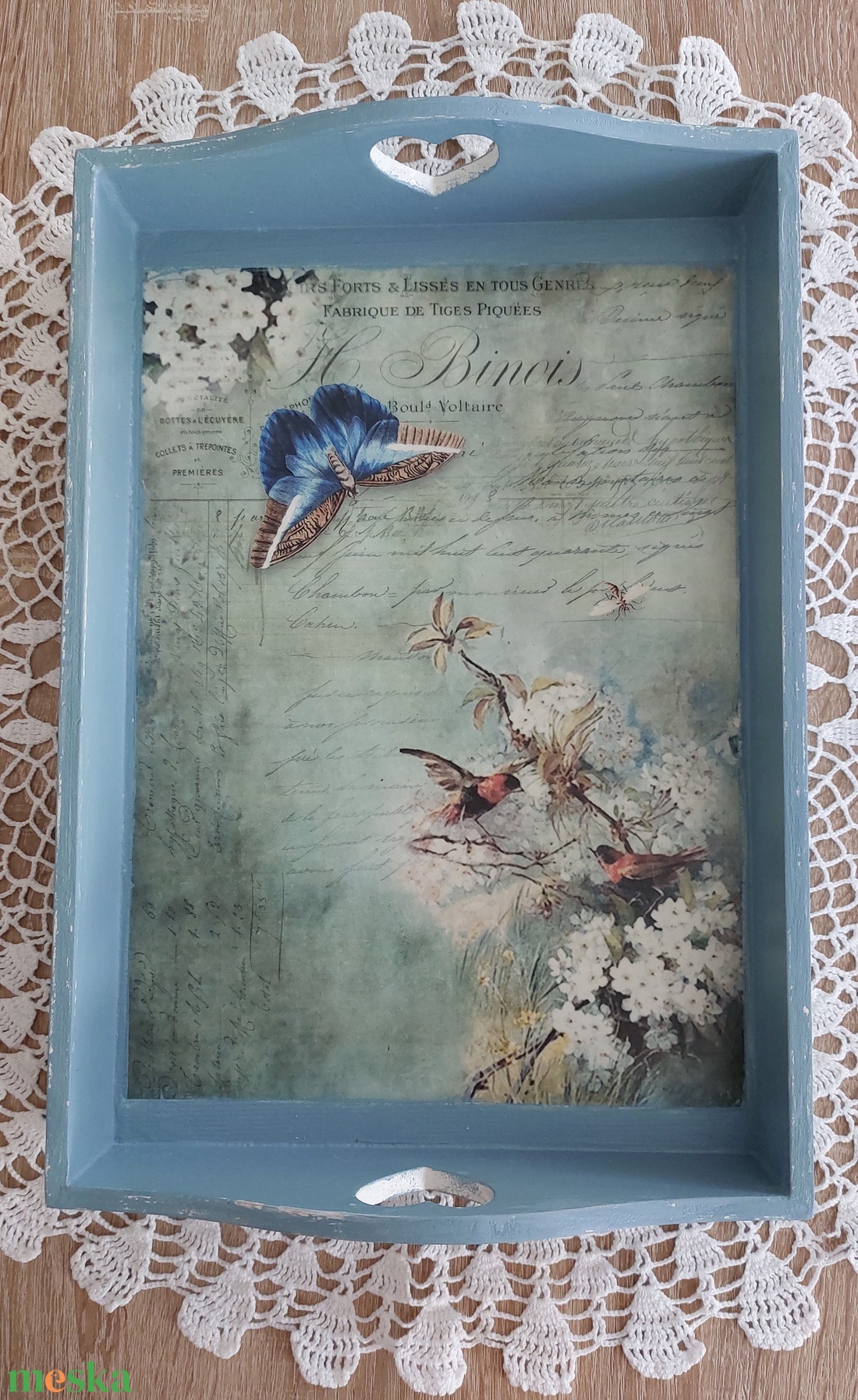 Tálca, falidísz, poháralátét szett - otthon & életmód - konyhafelszerelés, tálalás - tálalás - tálca - Meska.hu