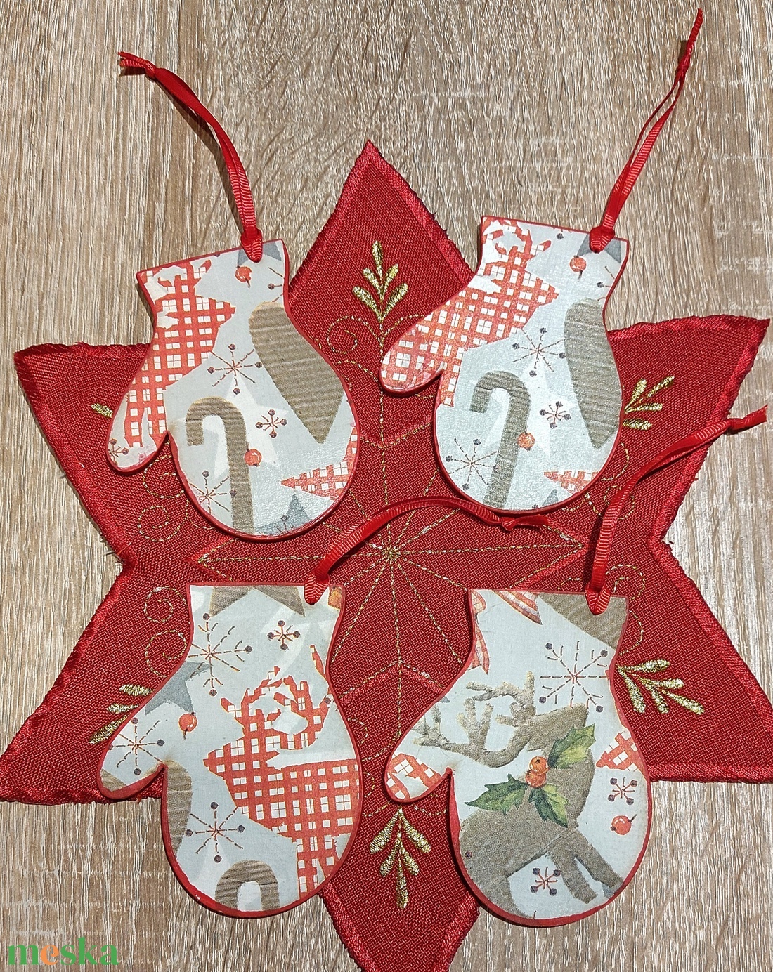 Karácsonyfadíszek - karácsony - karácsonyi lakásdekoráció - karácsonyfadíszek - Meska.hu