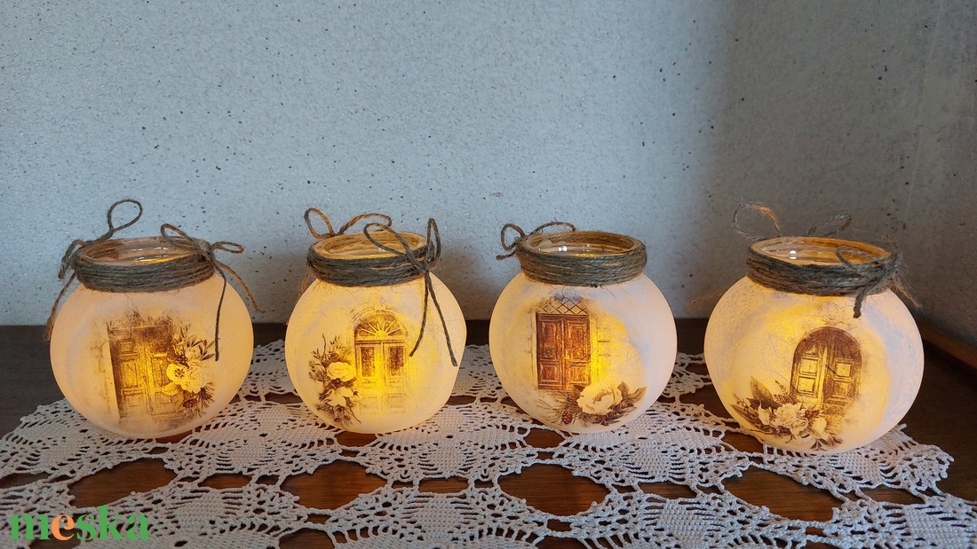 Mécsestartó fűszertartóból - otthon & életmód - gyertya, illat, aroma - mécses és mécsestartó - Meska.hu
