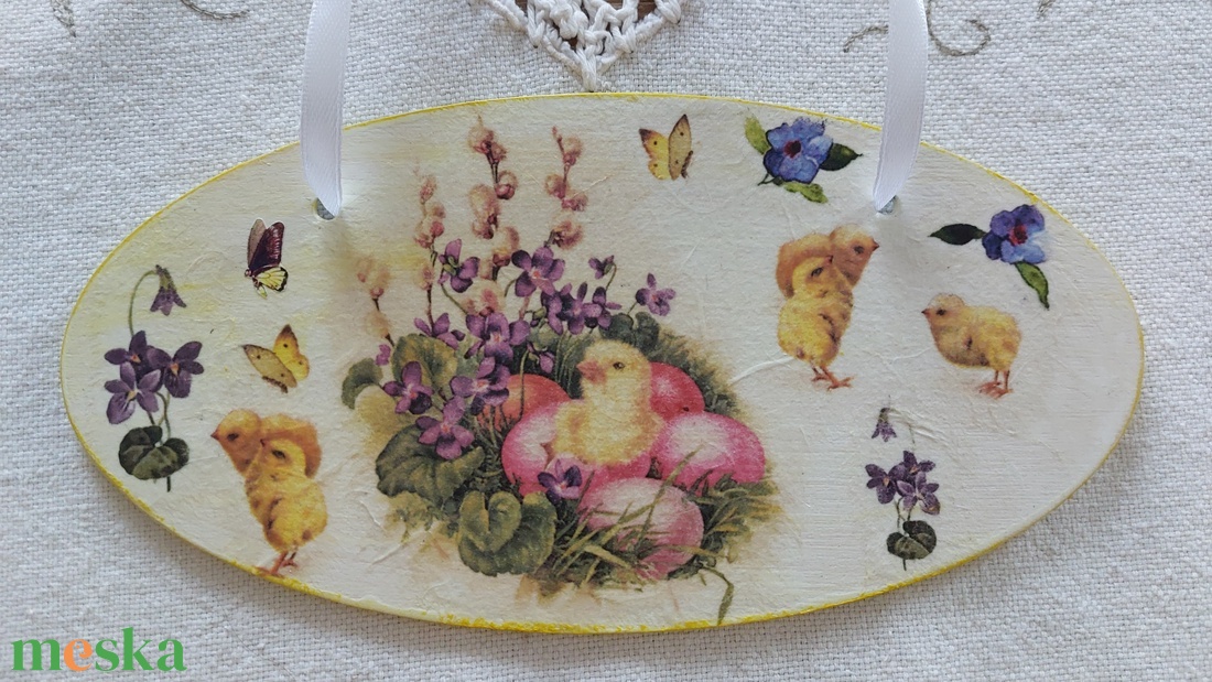 Húsvéti függődísz - otthon & életmód - dekoráció - fali és függő dekoráció - függődísz - Meska.hu