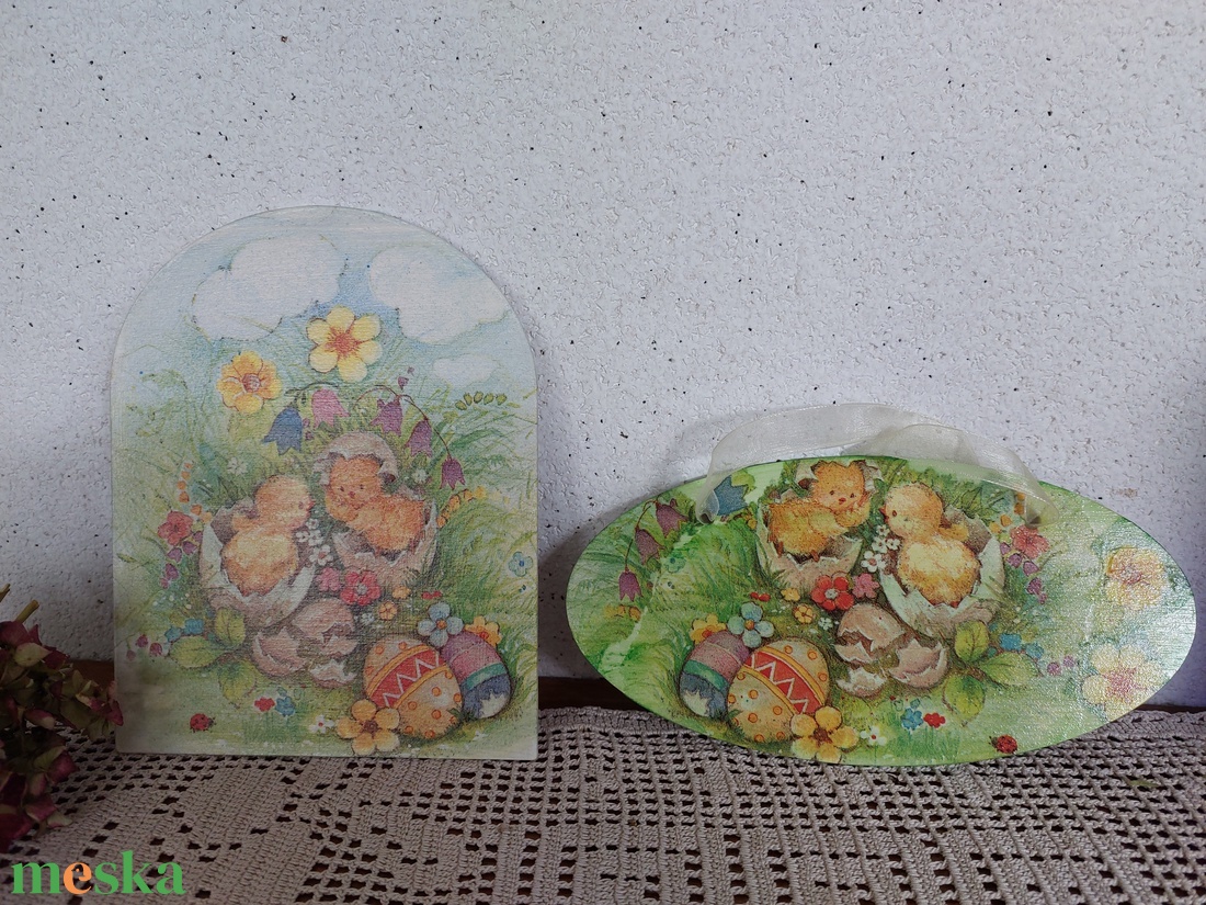 Húsvéti kép - otthon & életmód - dekoráció - fali és függő dekoráció - függődísz - Meska.hu