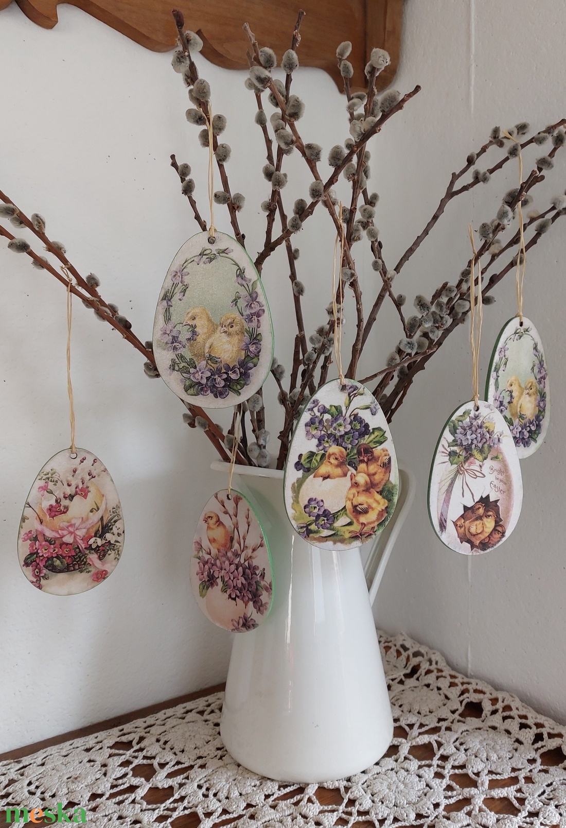 Húsvéti tojások - ünnepi díszek, dekorációk - húsvéti díszek és dekorációk - húsvéti tojásfadíszek - Meska.hu