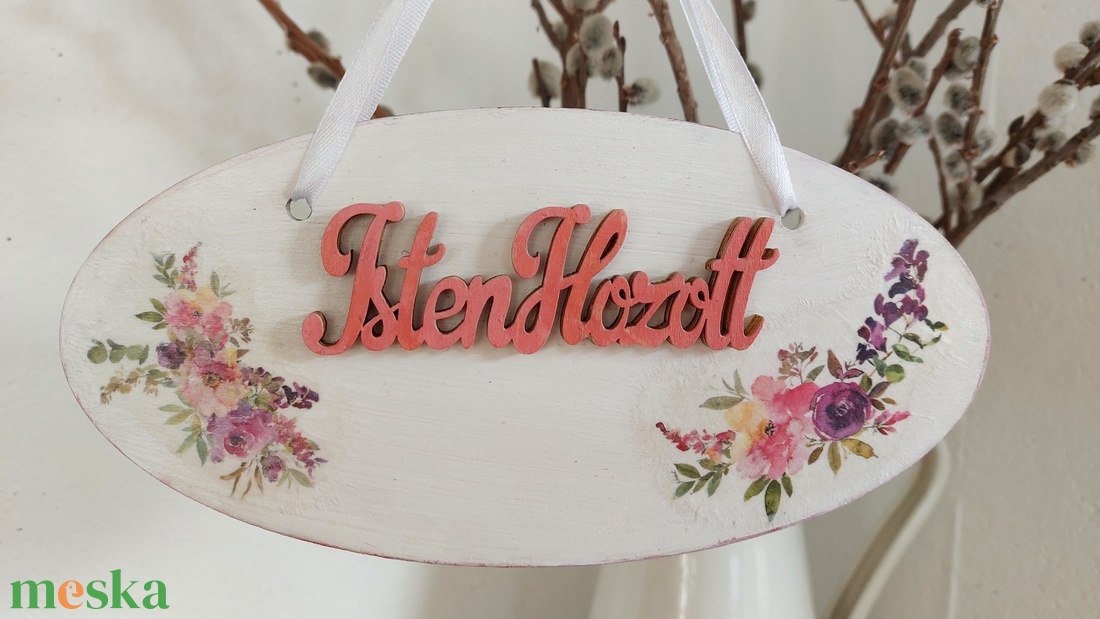 Isten Hozott függődísz - otthon & életmód - dekoráció - ajtó- és ablak dekoráció - ajtódísz & kopogtató - Meska.hu