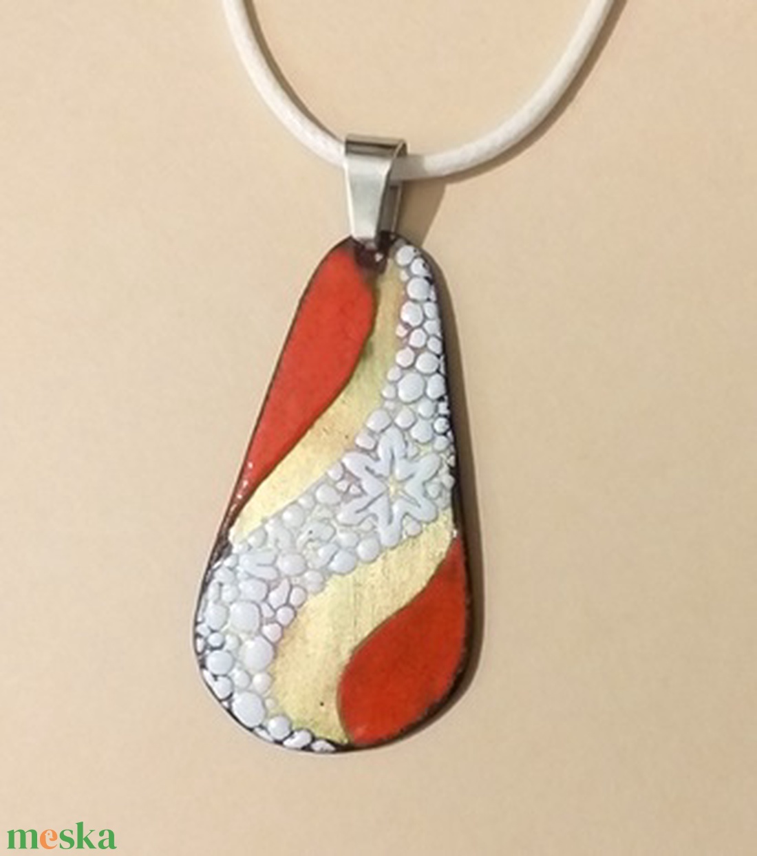 Áramló hópelyhek - ékszer - nyaklánc - medál - Meska.hu