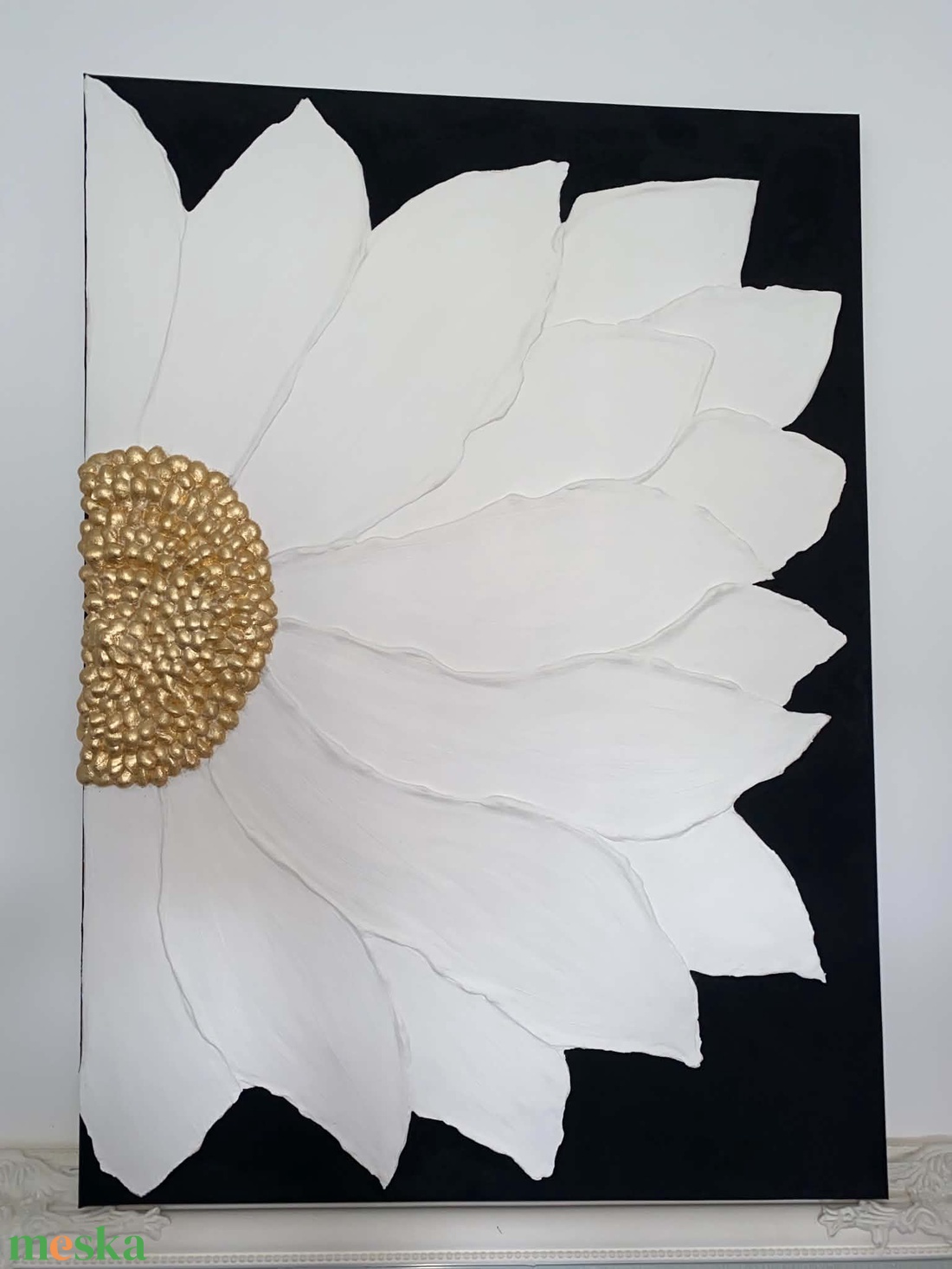3D virág 50x70 cm vászonkép - otthon & életmód - dekoráció - kép & falikép - vászonkép - Meska.hu