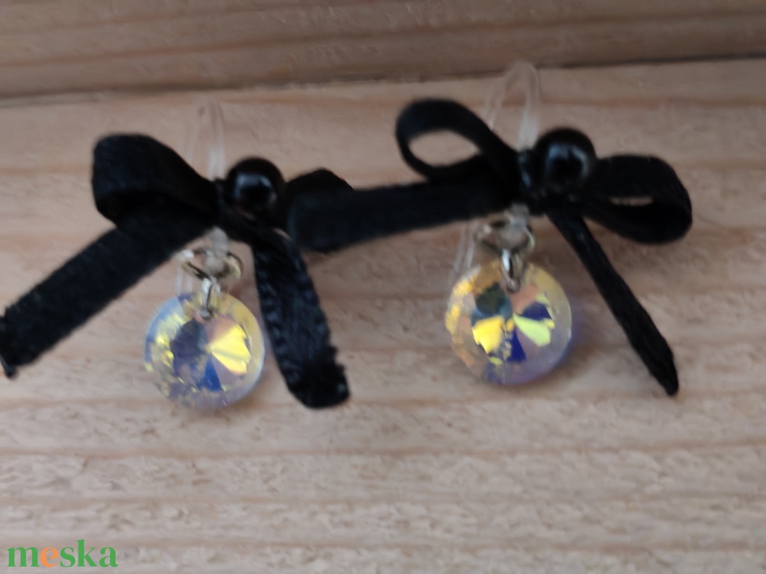  Masnis rivoli fülbevaló - ékszer - fülbevaló - lógó fülbevaló - Meska.hu