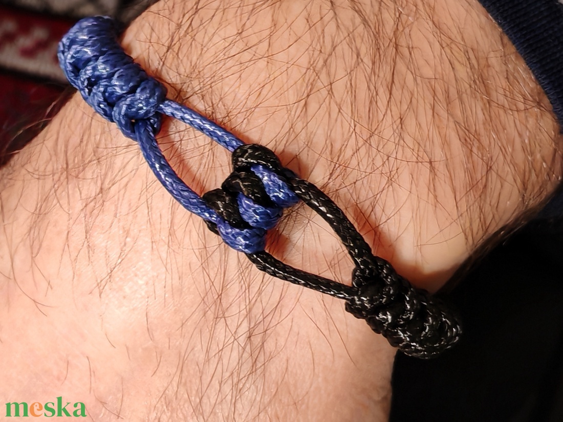 Férfi Makramé Karkötő - ékszer - karkötő - fonott karkötő - Meska.hu