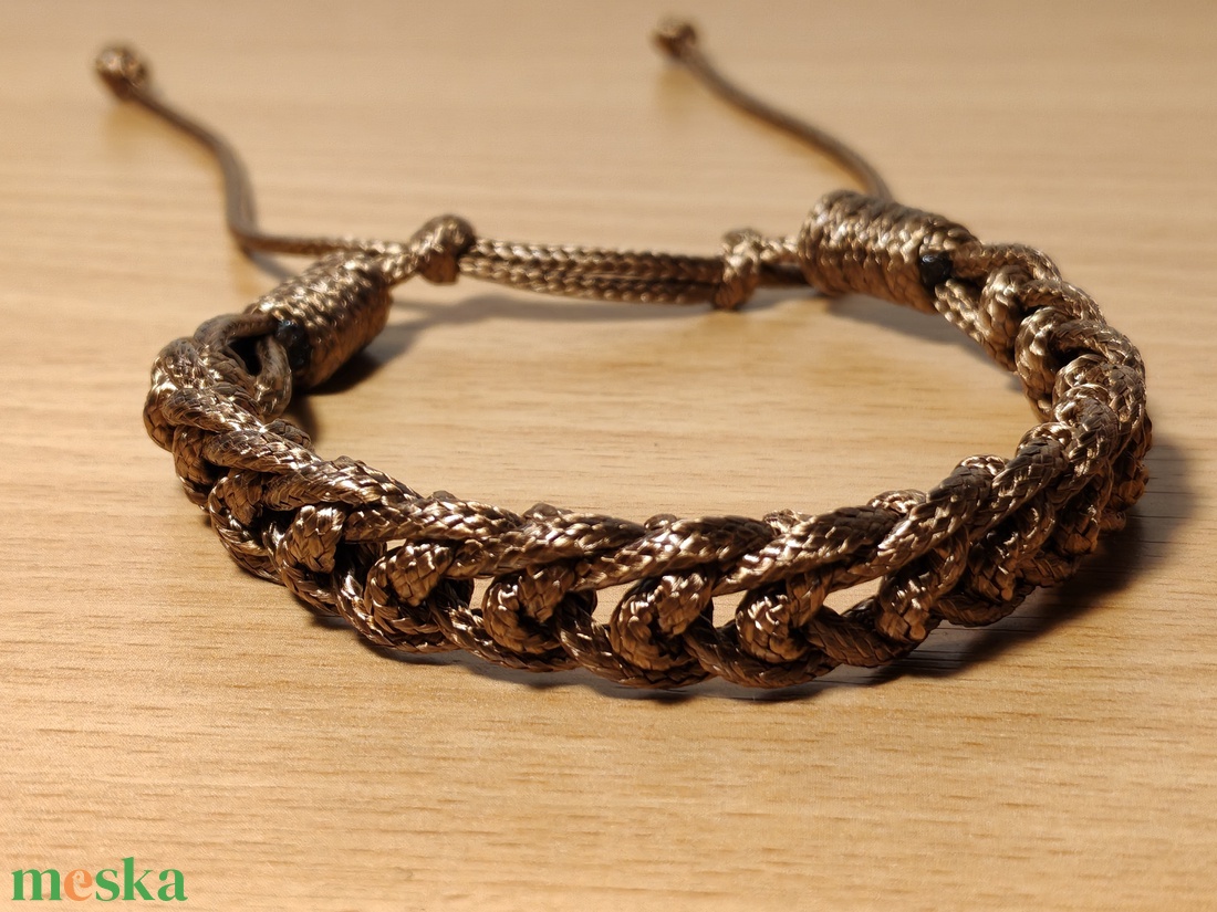 Férfi Makramé Karkötő - ékszer - karkötő - fonott karkötő - Meska.hu