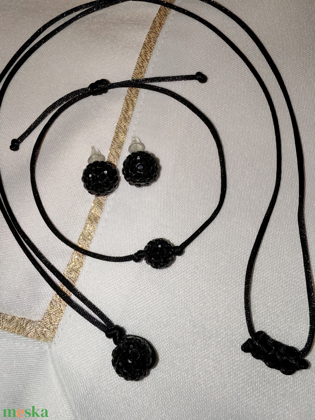 Shamballa Makramé Ékszerszett  - ékszer - ékszerszett - Meska.hu