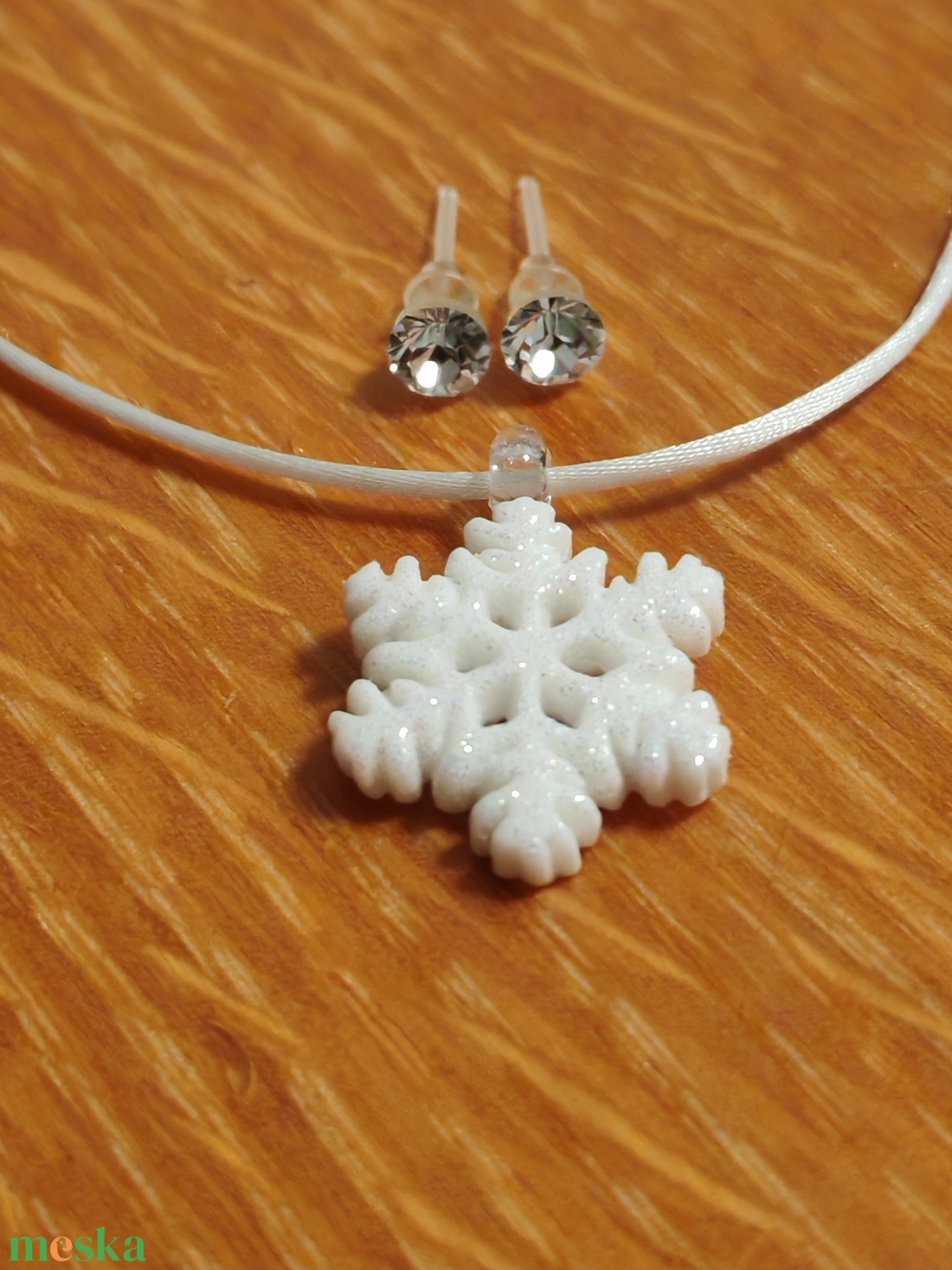 Hópehely Ékszerszett (fémmentes) - ékszer - ékszerszett - Meska.hu