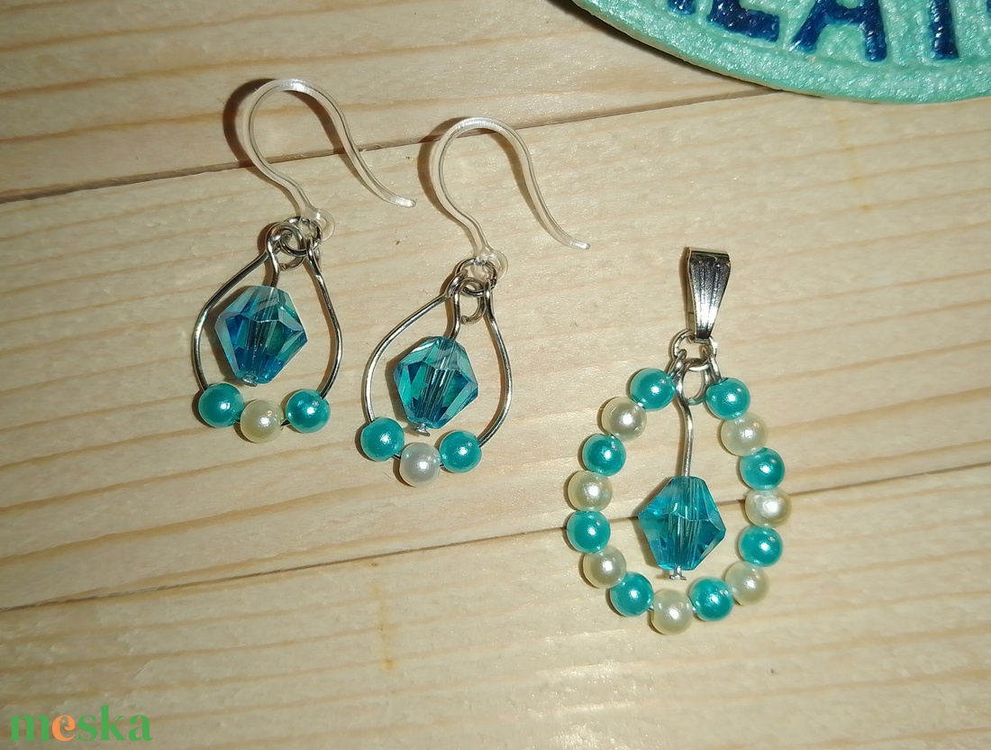 Türkizcsepp Ékszerszett - ékszer - ékszerszett - Meska.hu