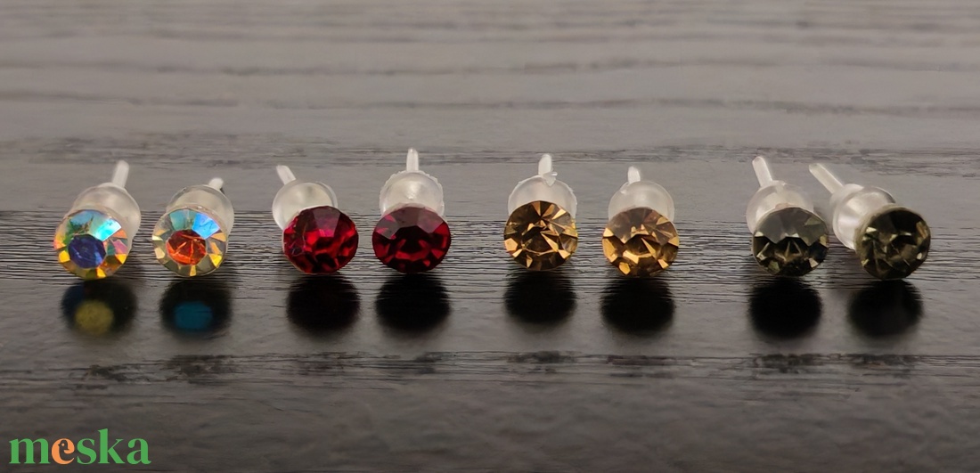 Rivoli Fülbevaló Többféle (Fémmentes) - ékszer - fülbevaló - pötty fülbevaló - Meska.hu