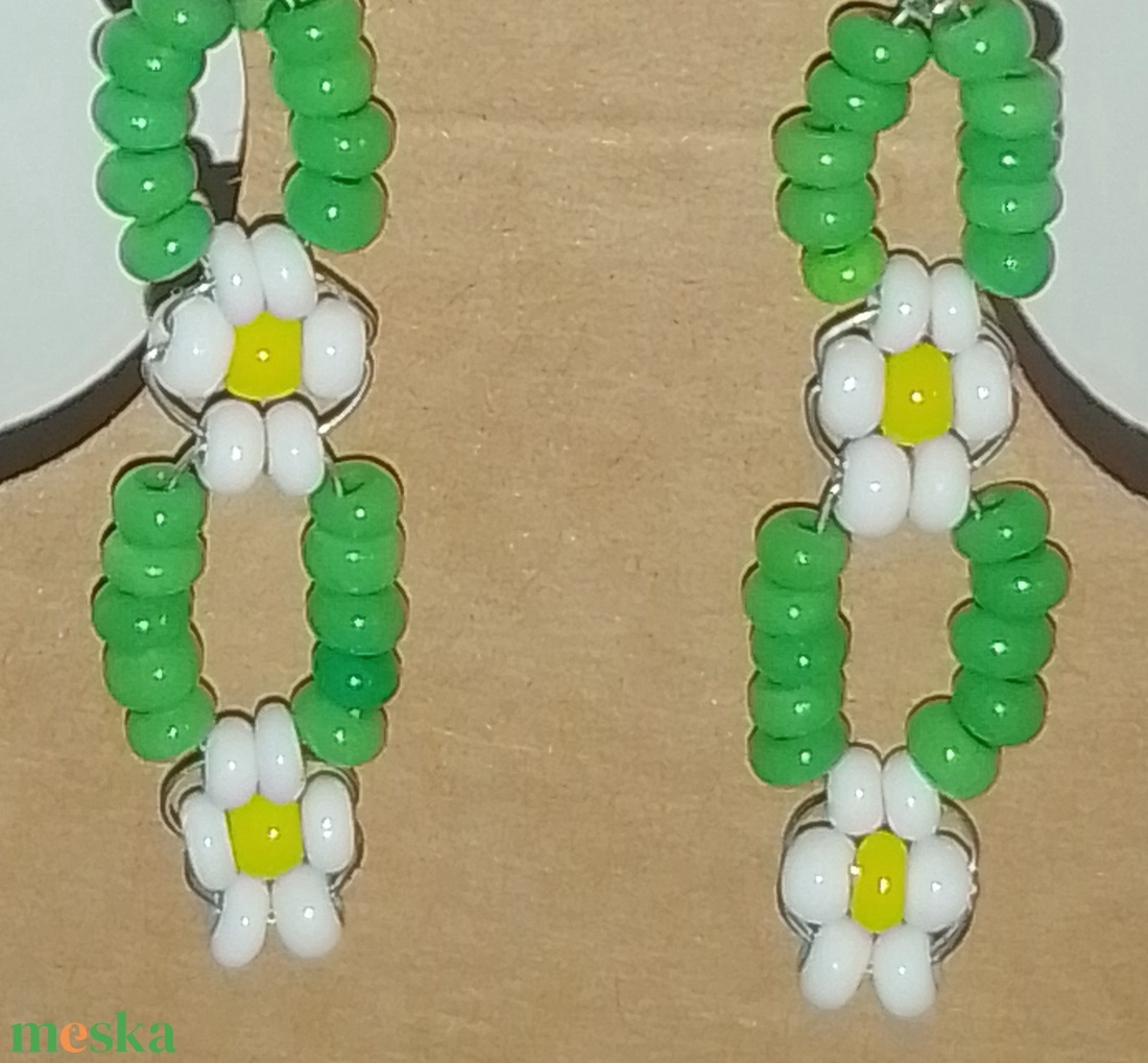 Gyöngy Fülbevaló - ékszer - fülbevaló - lógó fülbevaló - Meska.hu