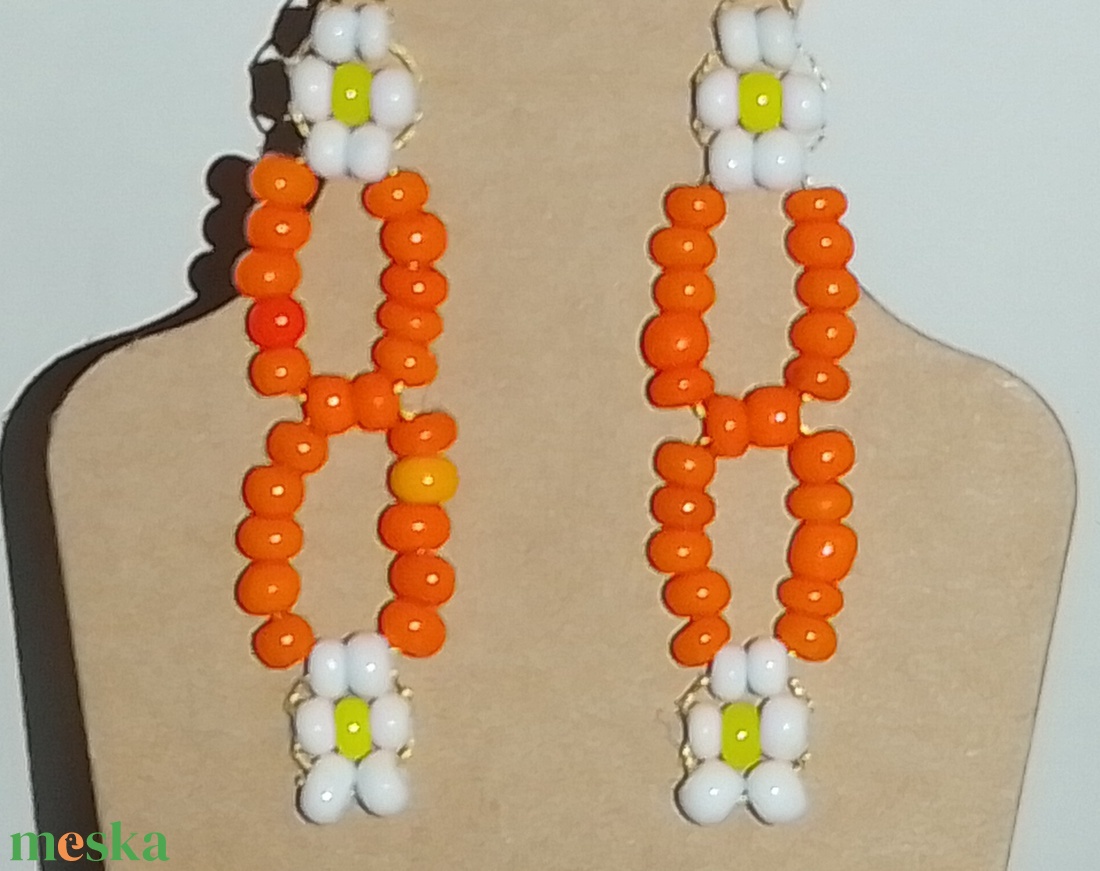 Gyöngy Fülbevaló  - ékszer - fülbevaló - lógó fülbevaló - Meska.hu