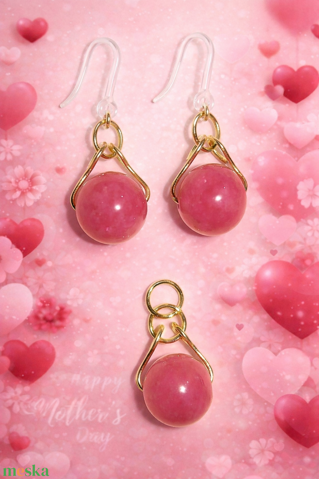 Eper Jade Ékszerszett - ékszer - ékszerszett - Meska.hu