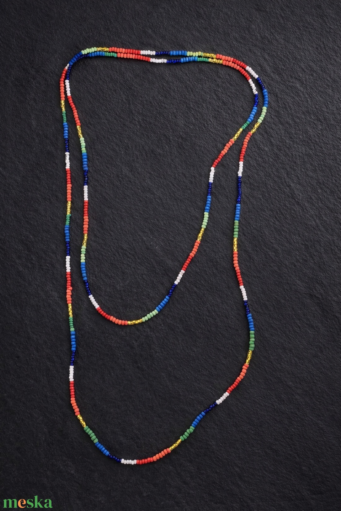 7 Csakra Univerzális Gyöngynyaklánc - ékszer - nyaklánc - gyöngyös nyaklánc - Meska.hu