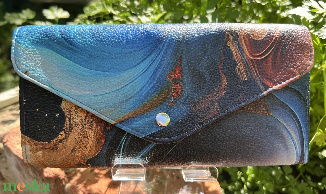 Amália pénztárca - táska & tok - pénztárca & más tok - pénztárca - női pénztárca - Meska.hu