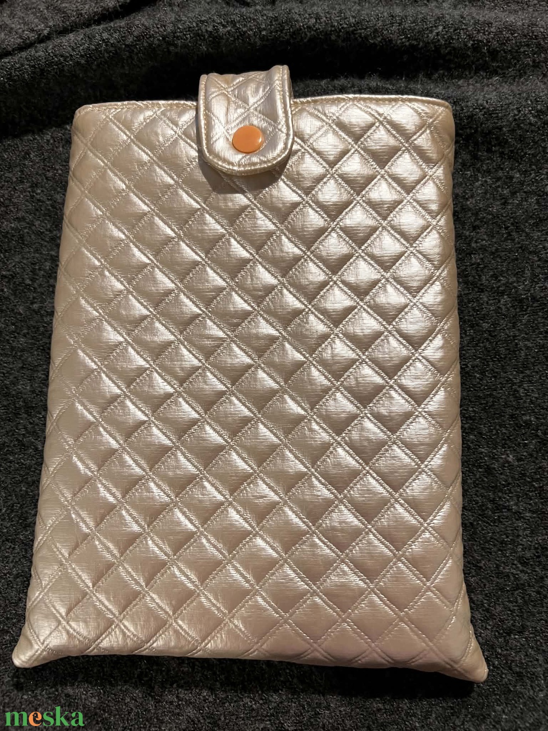 Különleges pezsgő színű napló tok - könyv & zene - könyvtok - Meska.hu