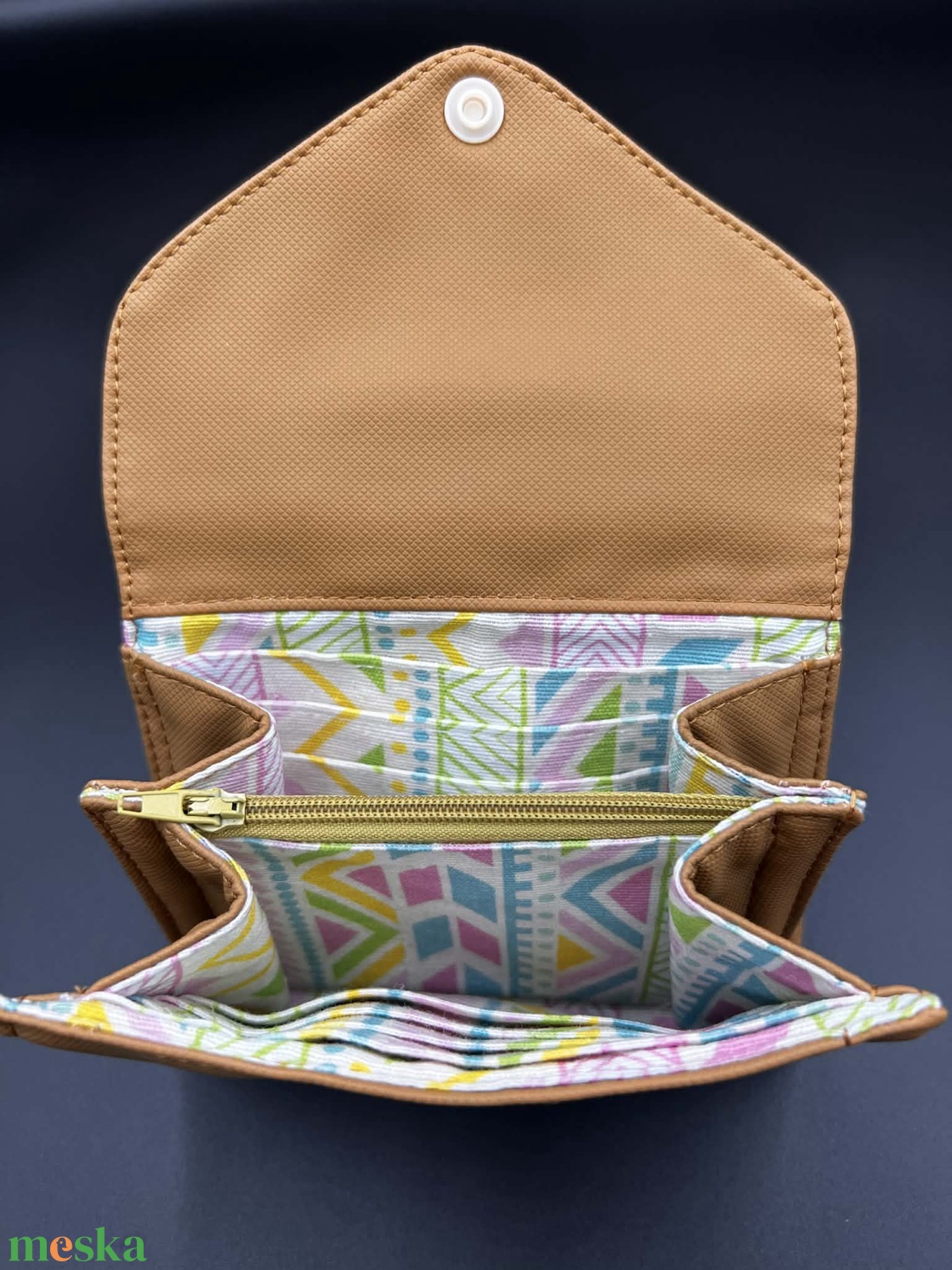 Amália kis méretű pénztárca - táska & tok - pénztárca & más tok - pénztárca - női pénztárca - Meska.hu