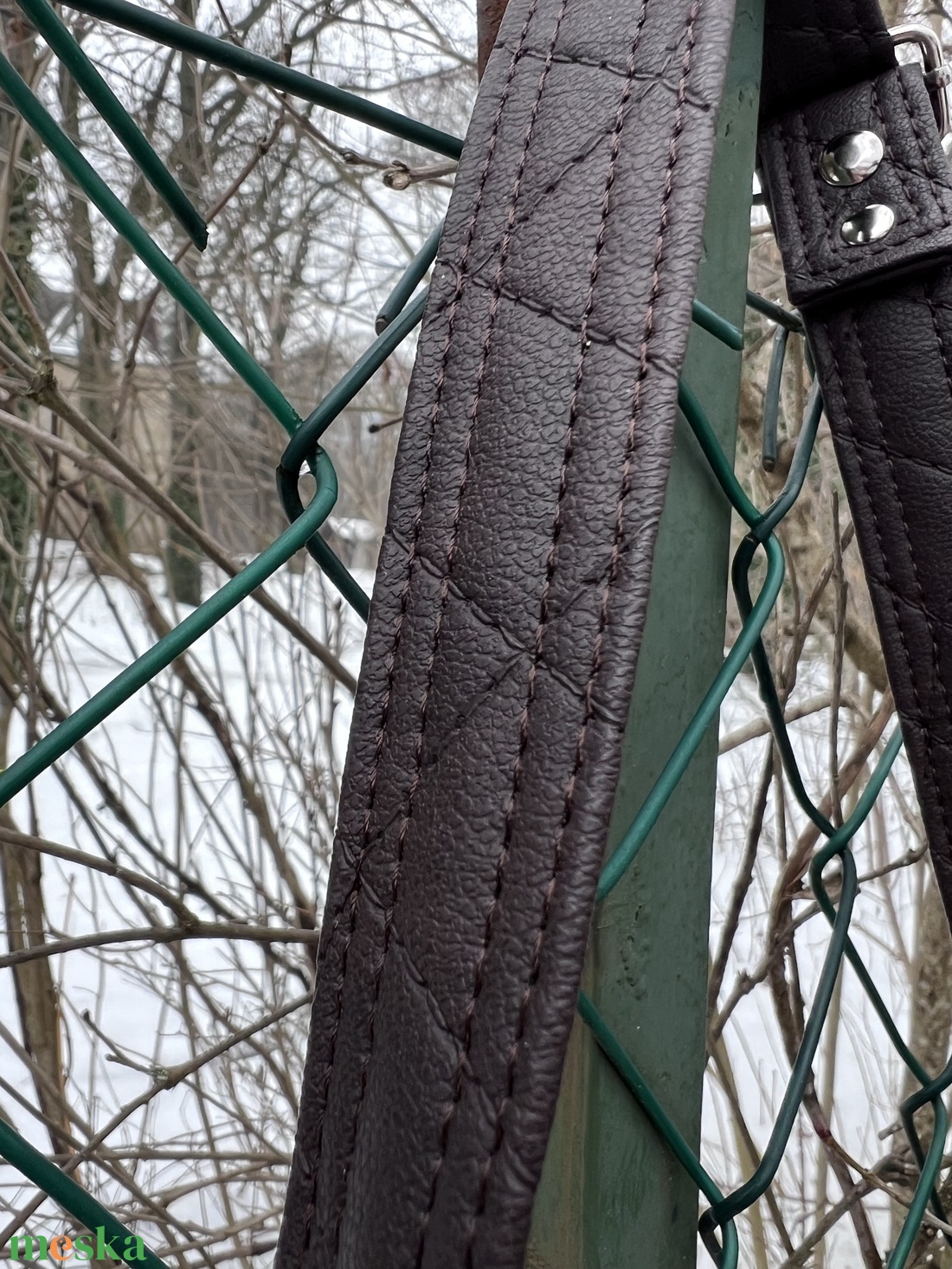 Szőrmés félhold alakú táska - táska & tok - kézitáska & válltáska - válltáska - Meska.hu