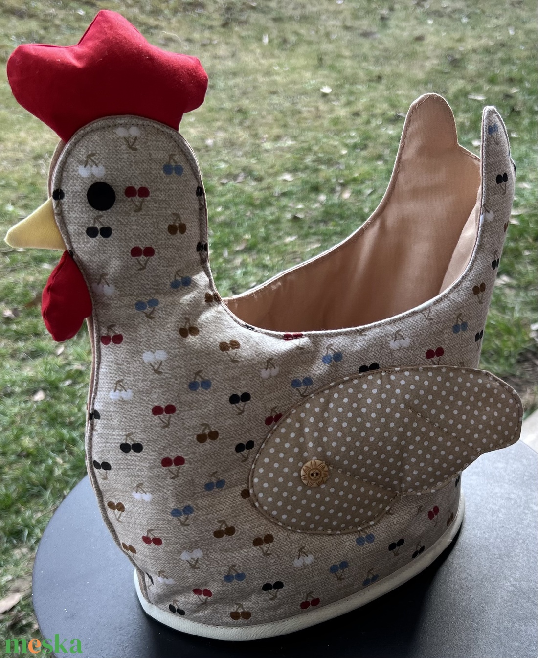 Húsvéti tojástartó tyúk - ünnepi díszek, dekorációk - húsvéti díszek és dekorációk - húsvéti tojástartó - Meska.hu