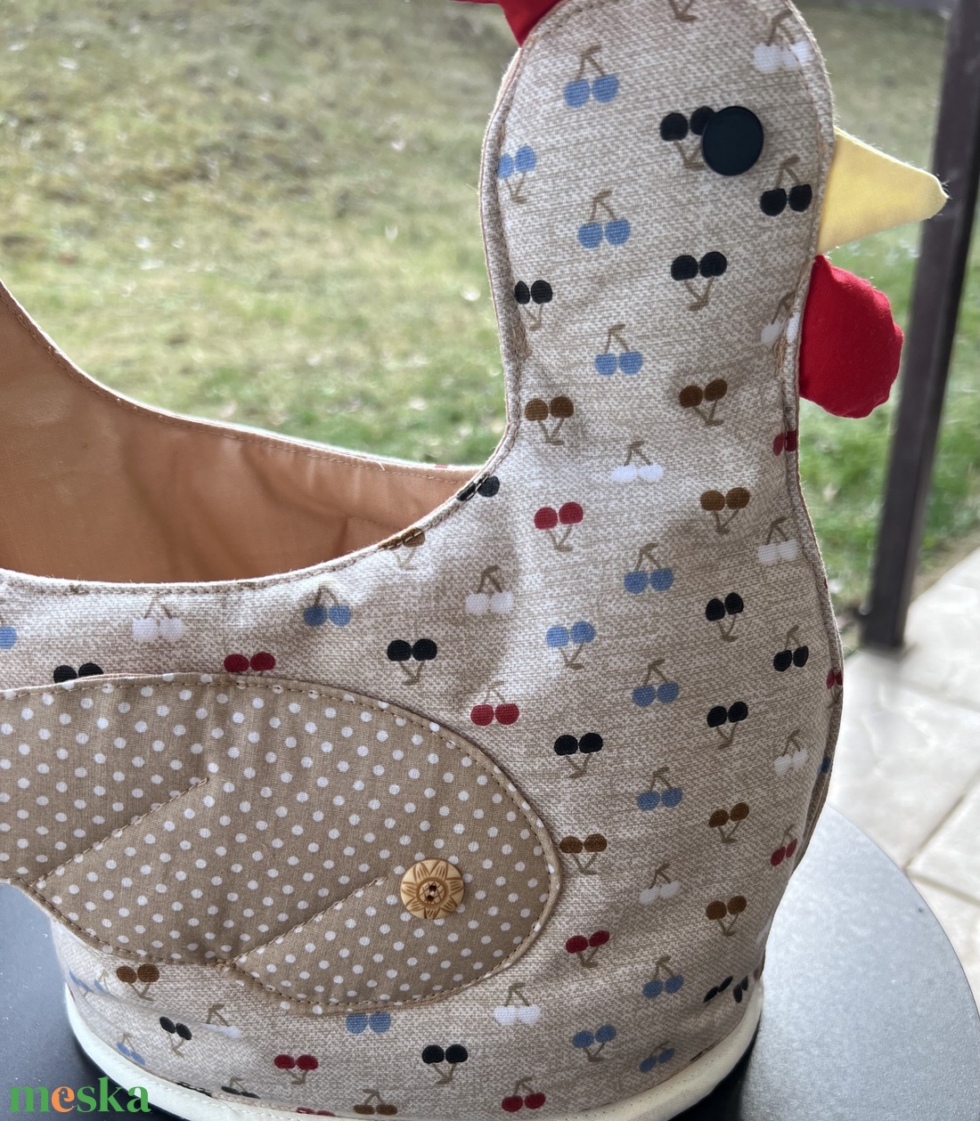 Húsvéti tojástartó tyúk - ünnepi díszek, dekorációk - húsvéti díszek és dekorációk - húsvéti tojástartó - Meska.hu