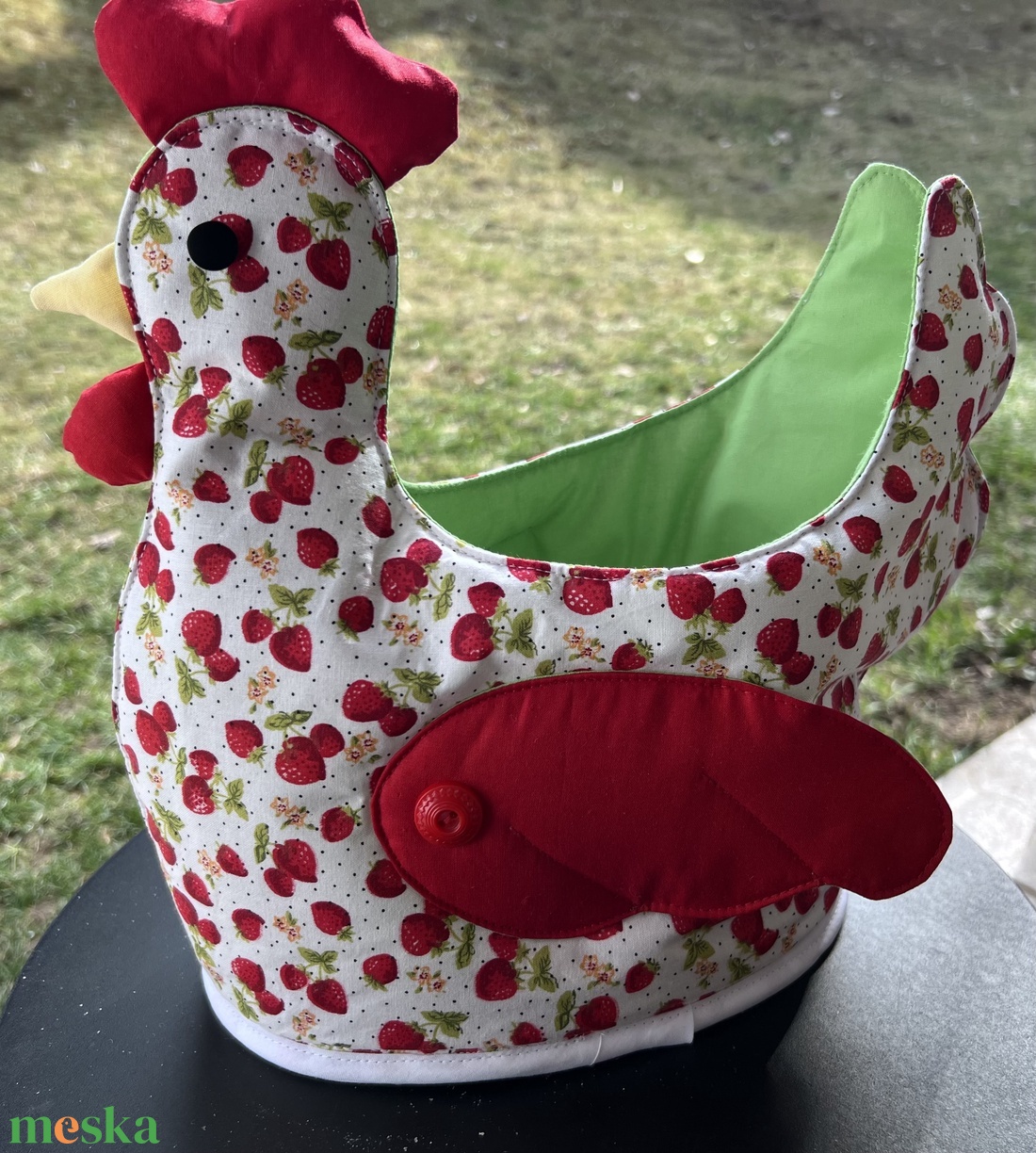 Húsvéti tojástartó tyúk - ünnepi díszek, dekorációk - húsvéti díszek és dekorációk - húsvéti tojástartó - Meska.hu